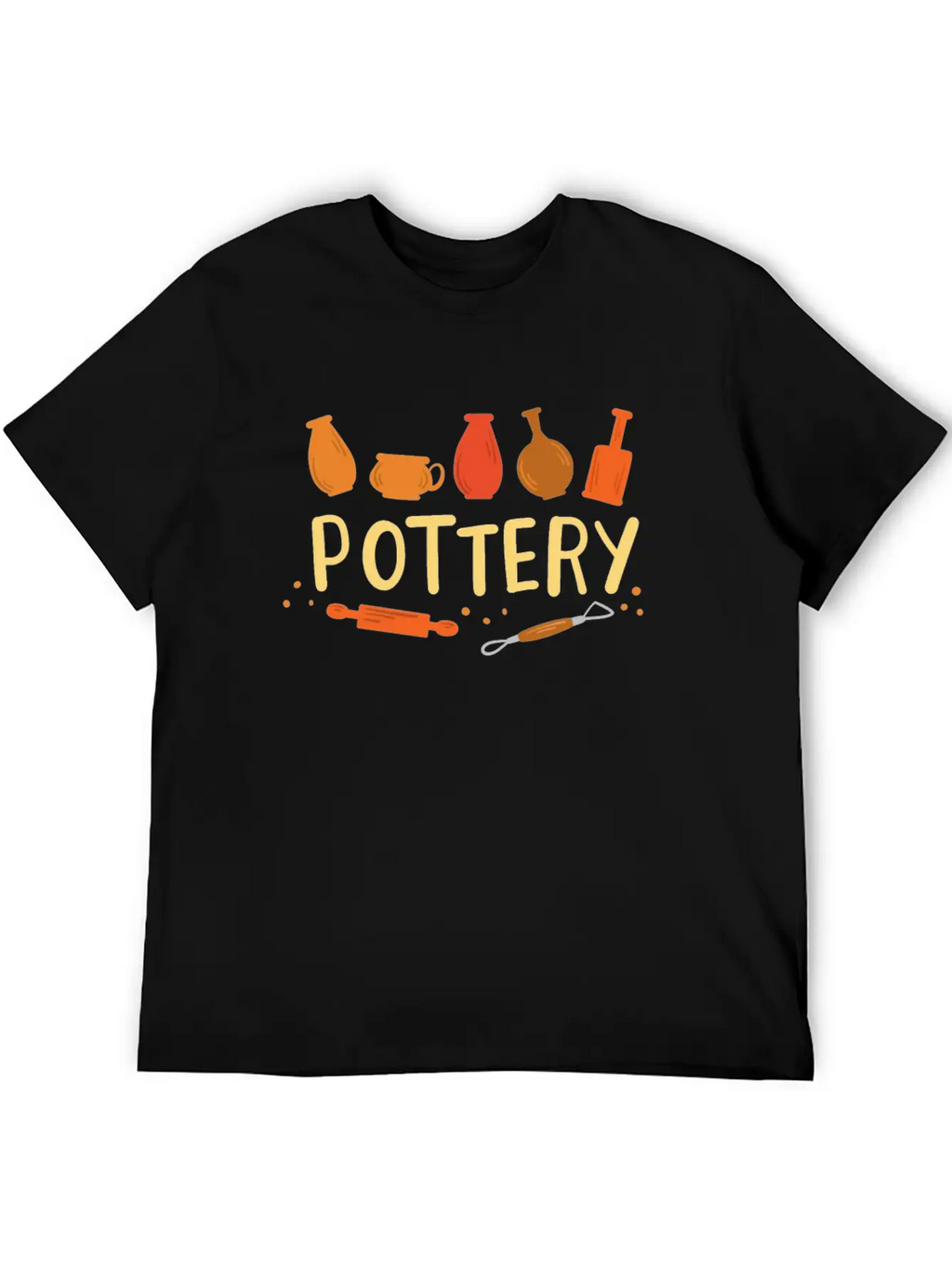 Pottery Clay Ceramics Unisex Casual T-Shirt – Clean Design For Daily Comfort