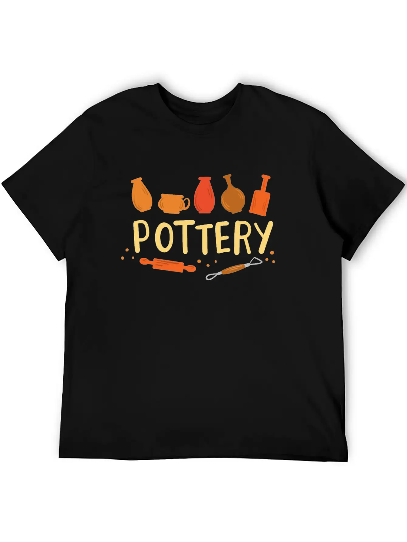 Pottery Clay Ceramics Unisex Casual T-Shirt – Clean Design For Daily Comfort