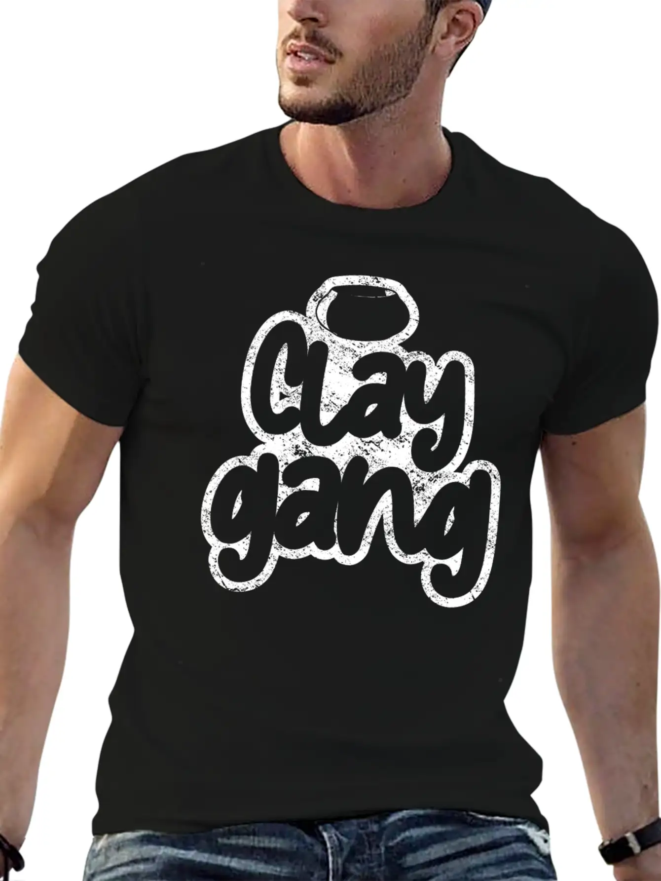 Pottery Potter Clay Ceramics Unisex Short Sleeve Soft Cotton T-Shirt – Casual Everyday Wear