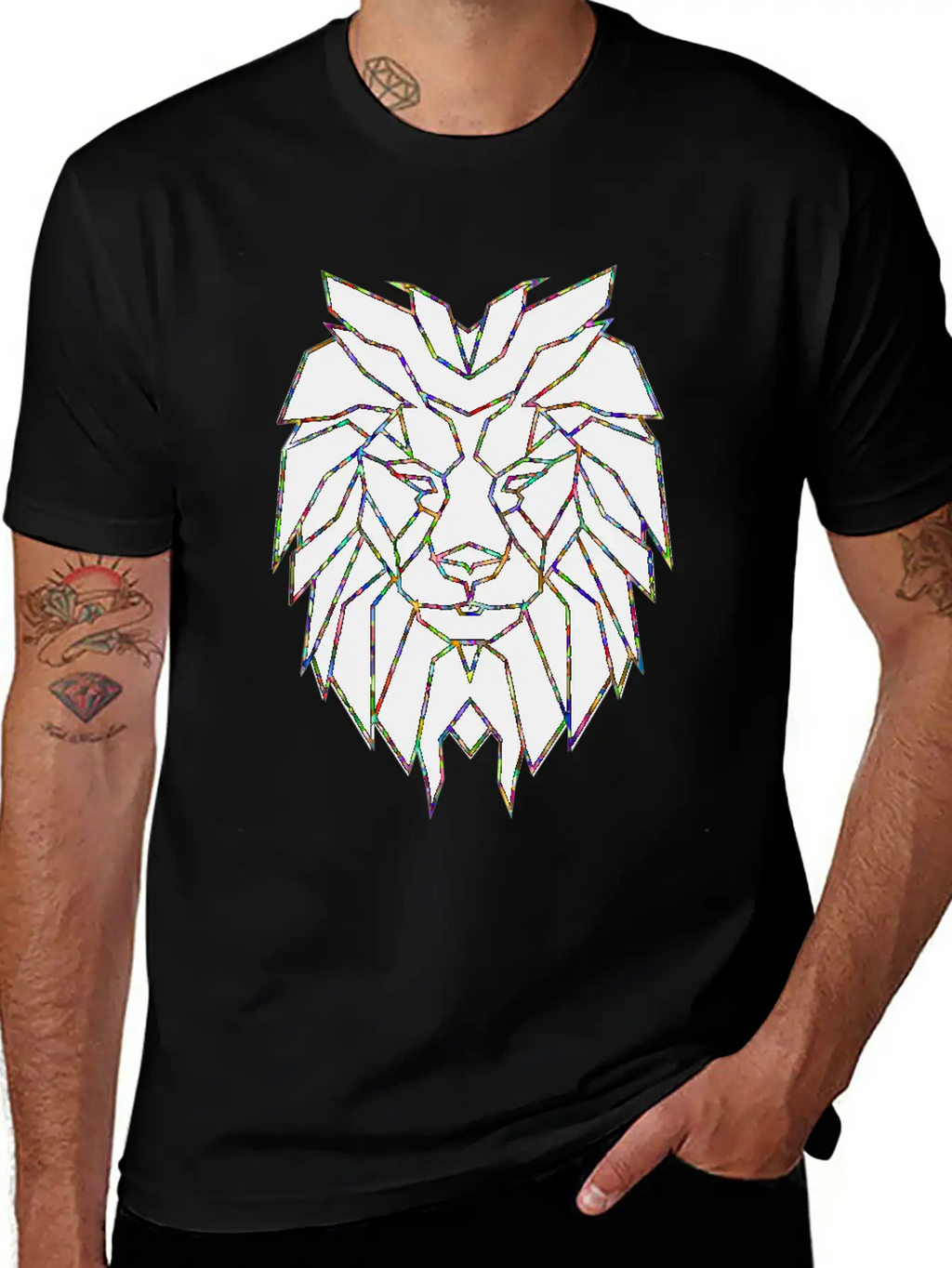 Powerful Lion Leo Sign Nature Courage Hustle Grind Casual Graphic T-Shirt – Simple And Comfortable Daily Wear