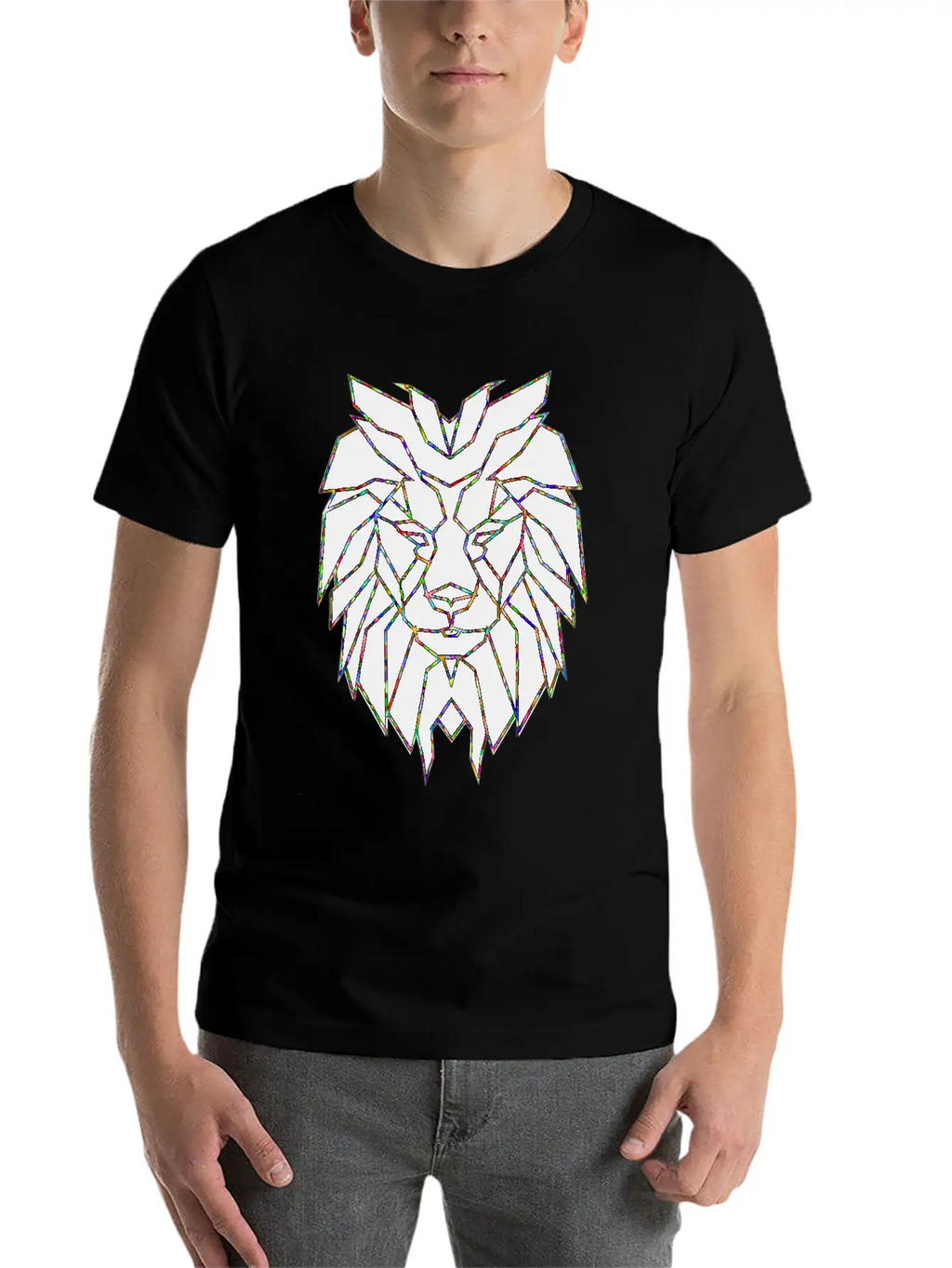 Powerful Lion Leo Sign Nature Courage Hustle Grind Casual Graphic T-Shirt – Simple And Comfortable Daily Wear