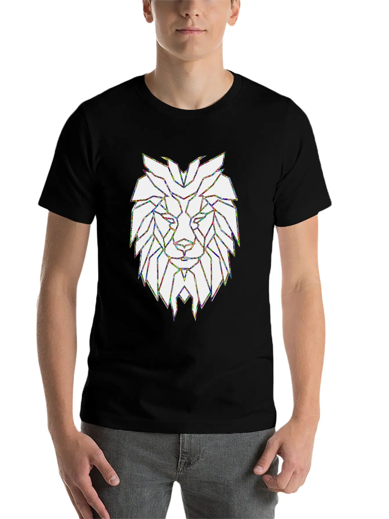 Powerful Lion Leo Sign Nature Courage Hustle Grind Casual Graphic T-Shirt – Simple And Comfortable Daily Wear