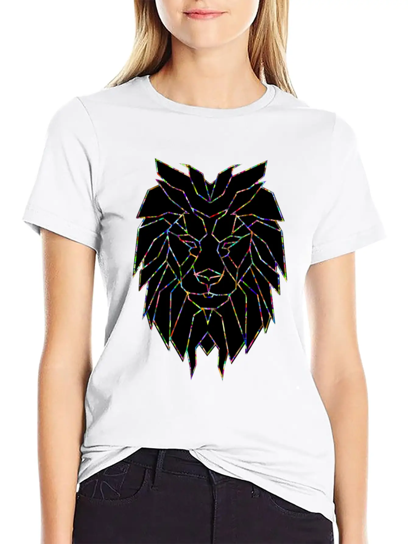 Powerful Lion Leo Sign Nature Courage Hustle Grind Casual Graphic T-Shirt – Simple And Comfortable Daily Wear