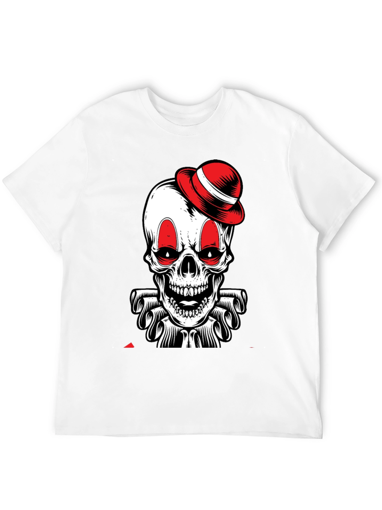 Skull Clown T-Shirt - Black Graphic Tee