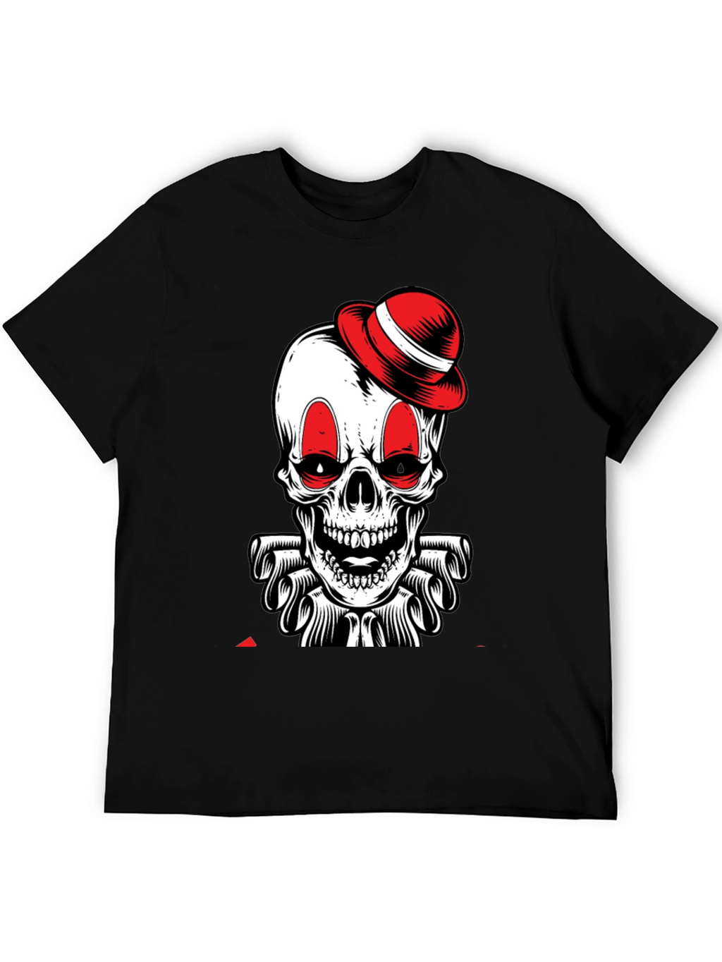 Skull Clown T-Shirt - Black Graphic Tee