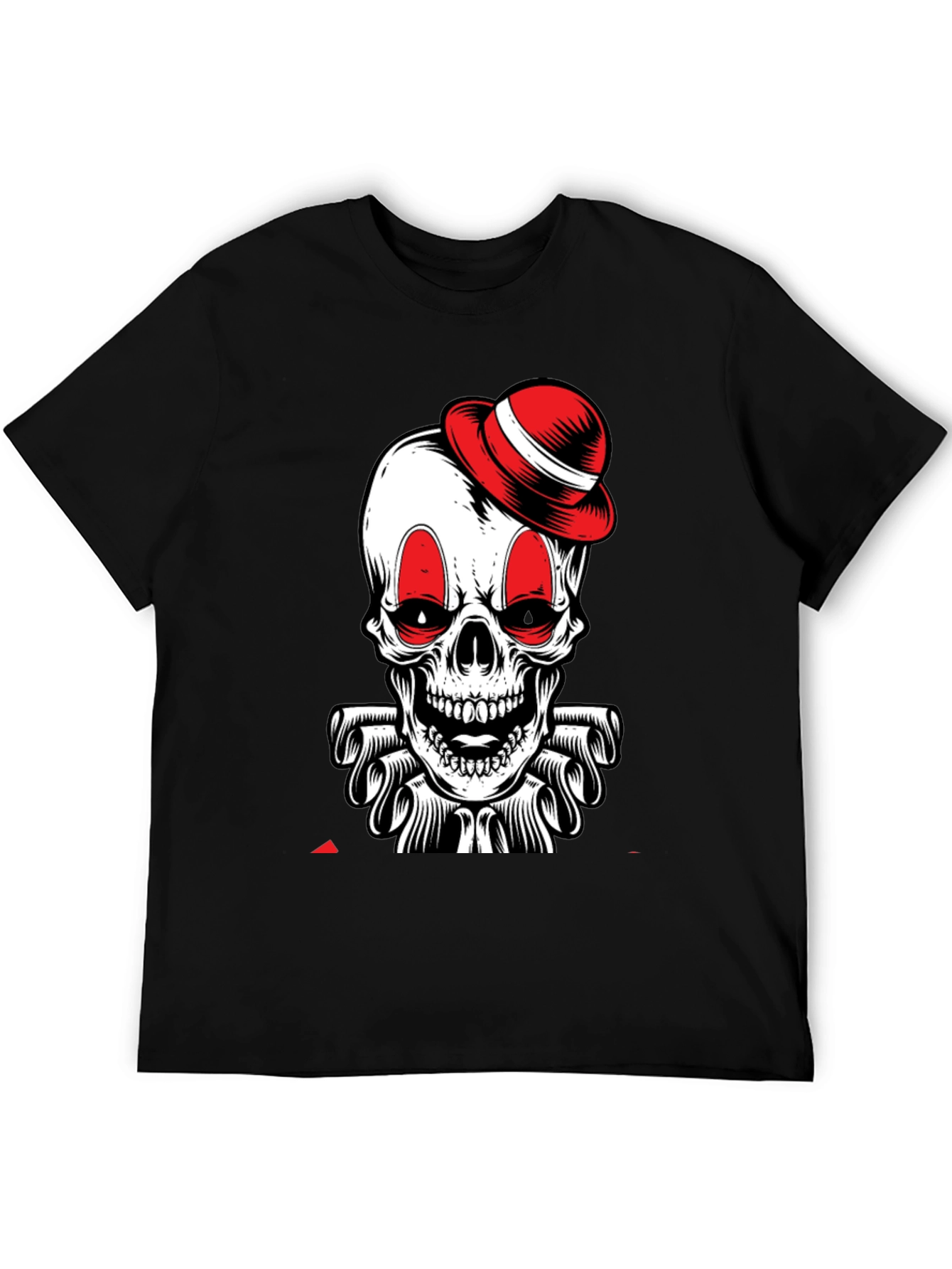 Skull Clown T-Shirt - Black Graphic Tee
