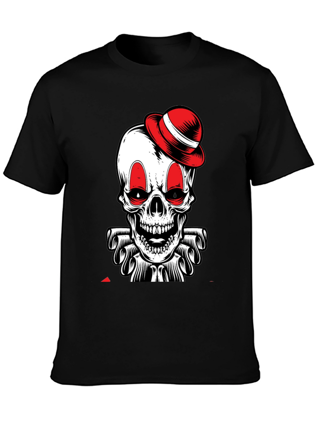 Skull Clown T-Shirt - Black Graphic Tee