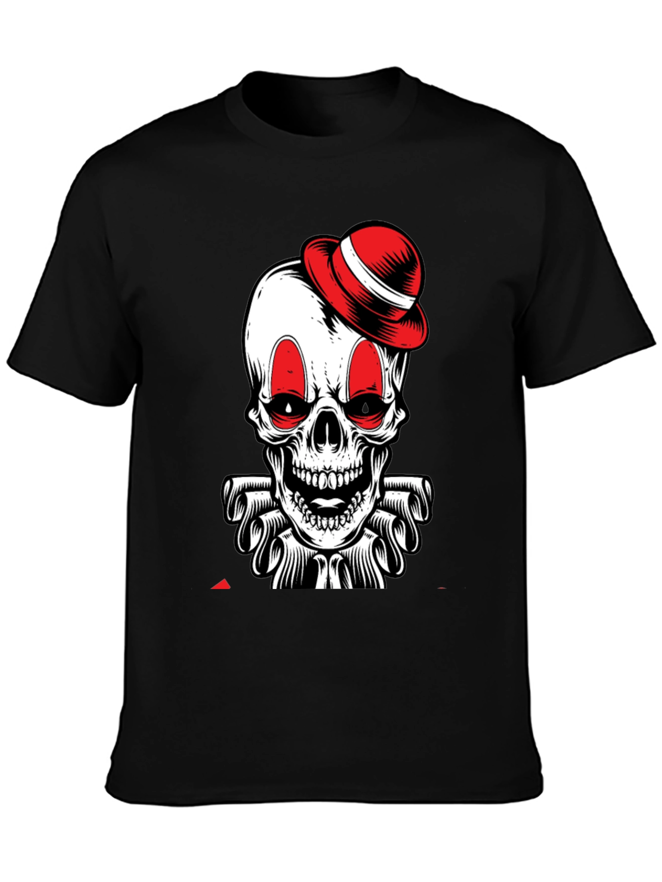 Skull Clown T-Shirt - Black Graphic Tee