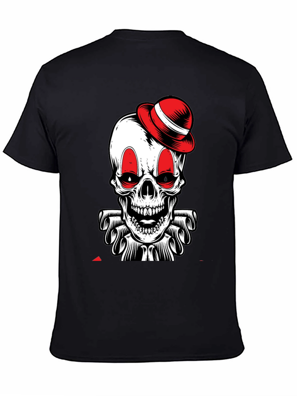 Skull Clown T-Shirt - Black Graphic Tee
