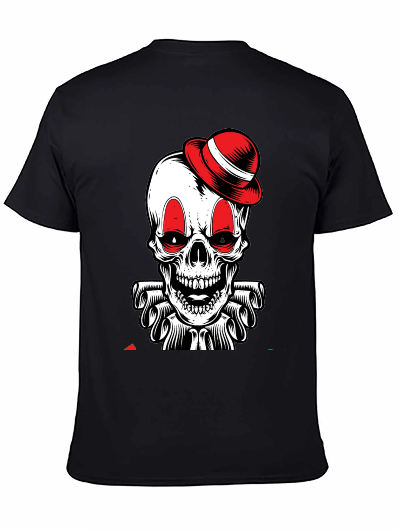 Skull Clown T-Shirt - Black Graphic Tee