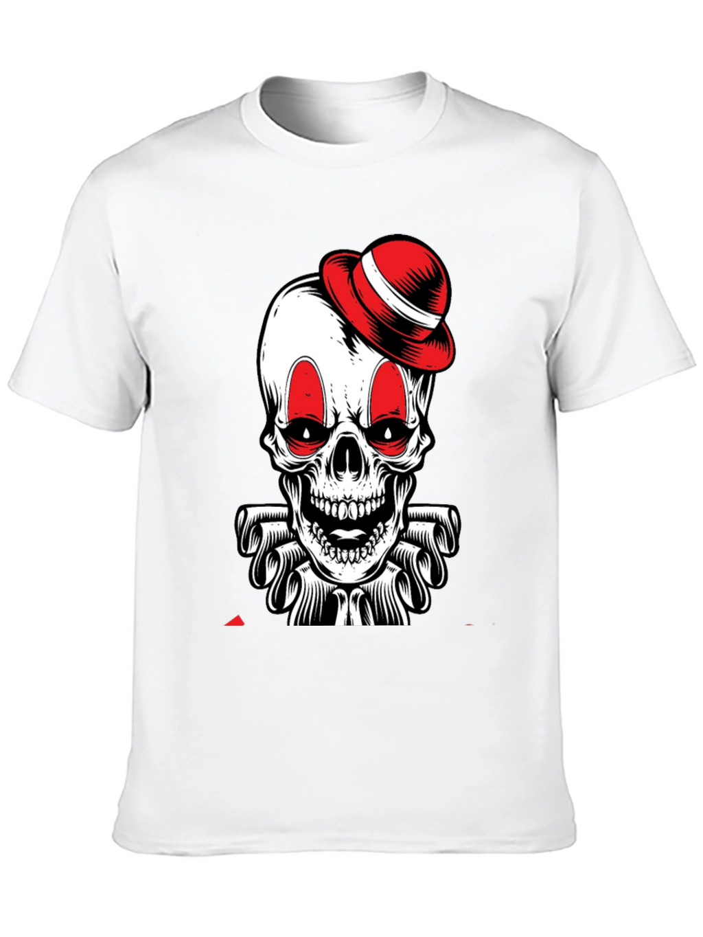 Skull Clown T-Shirt - Black Graphic Tee