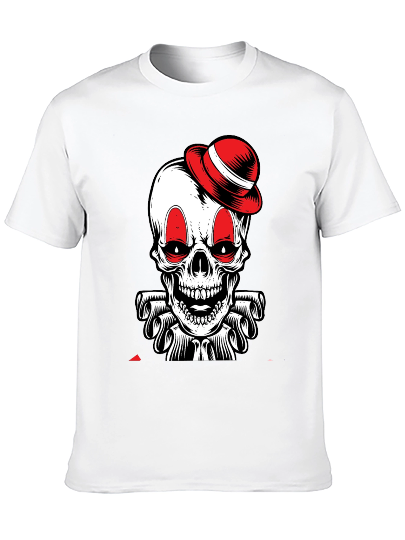 Skull Clown T-Shirt - Black Graphic Tee