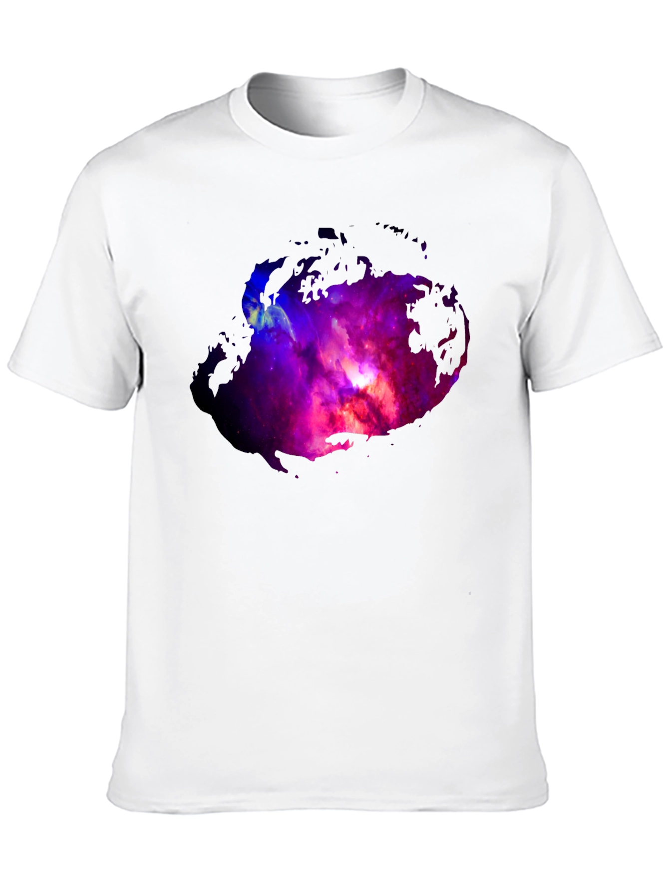 Nebula Print Black T-Shirt