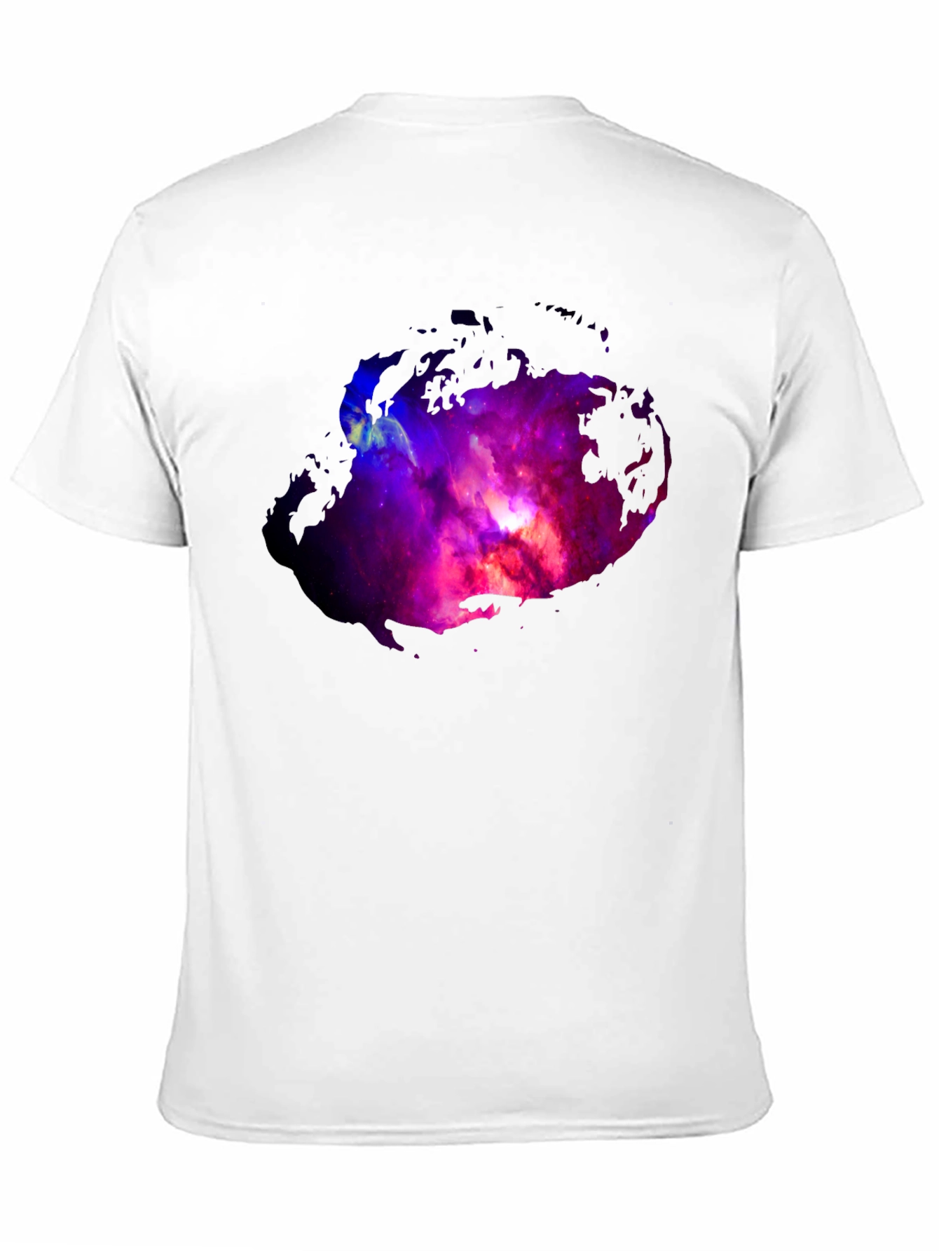 Nebula Print Black T-Shirt
