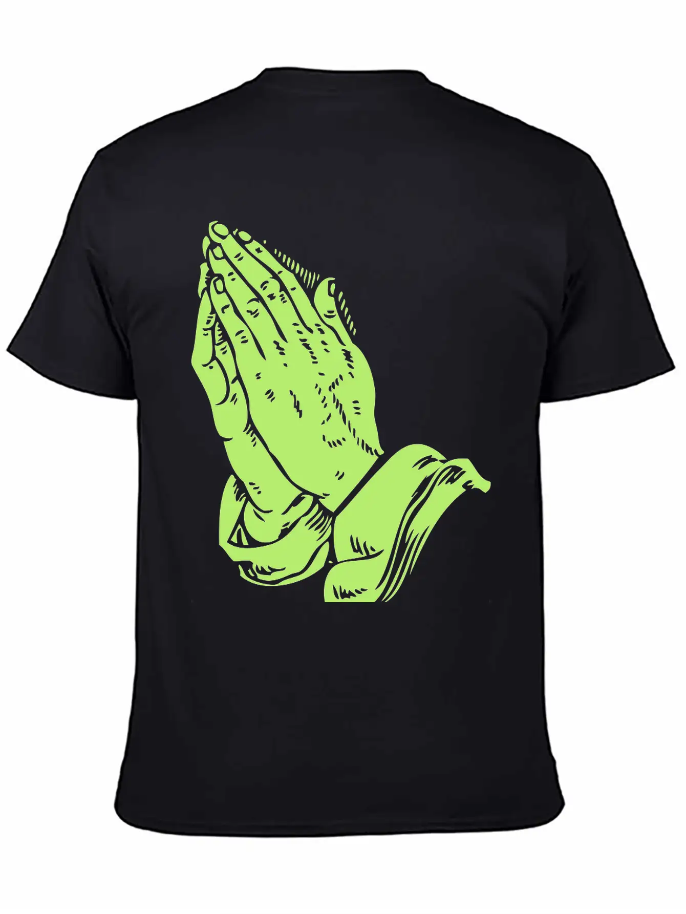 Praying Hands Unisex Casual T-Shirt – Clean Design For Daily Comfort