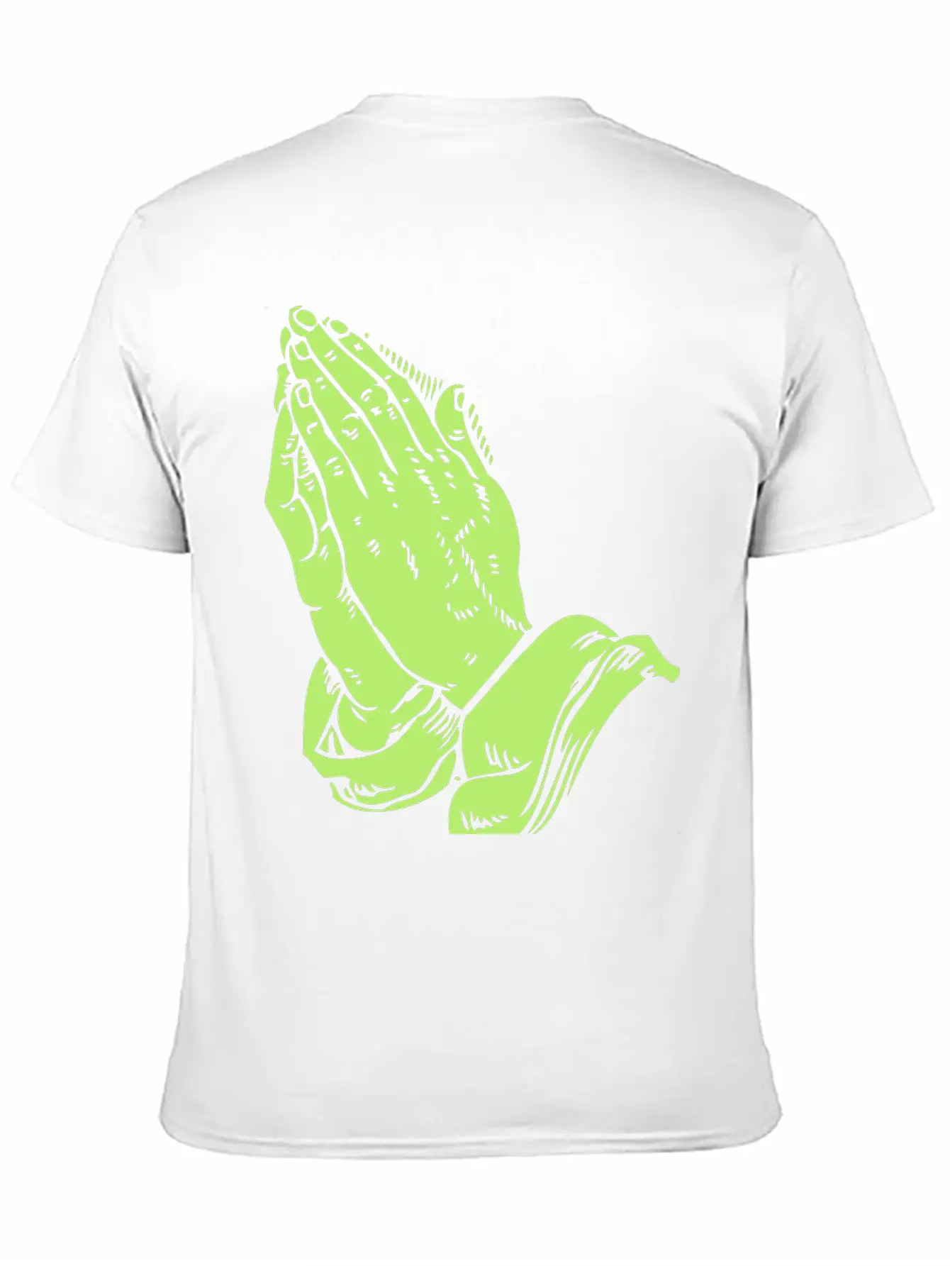 Praying Hands Unisex Casual T-Shirt – Clean Design For Daily Comfort