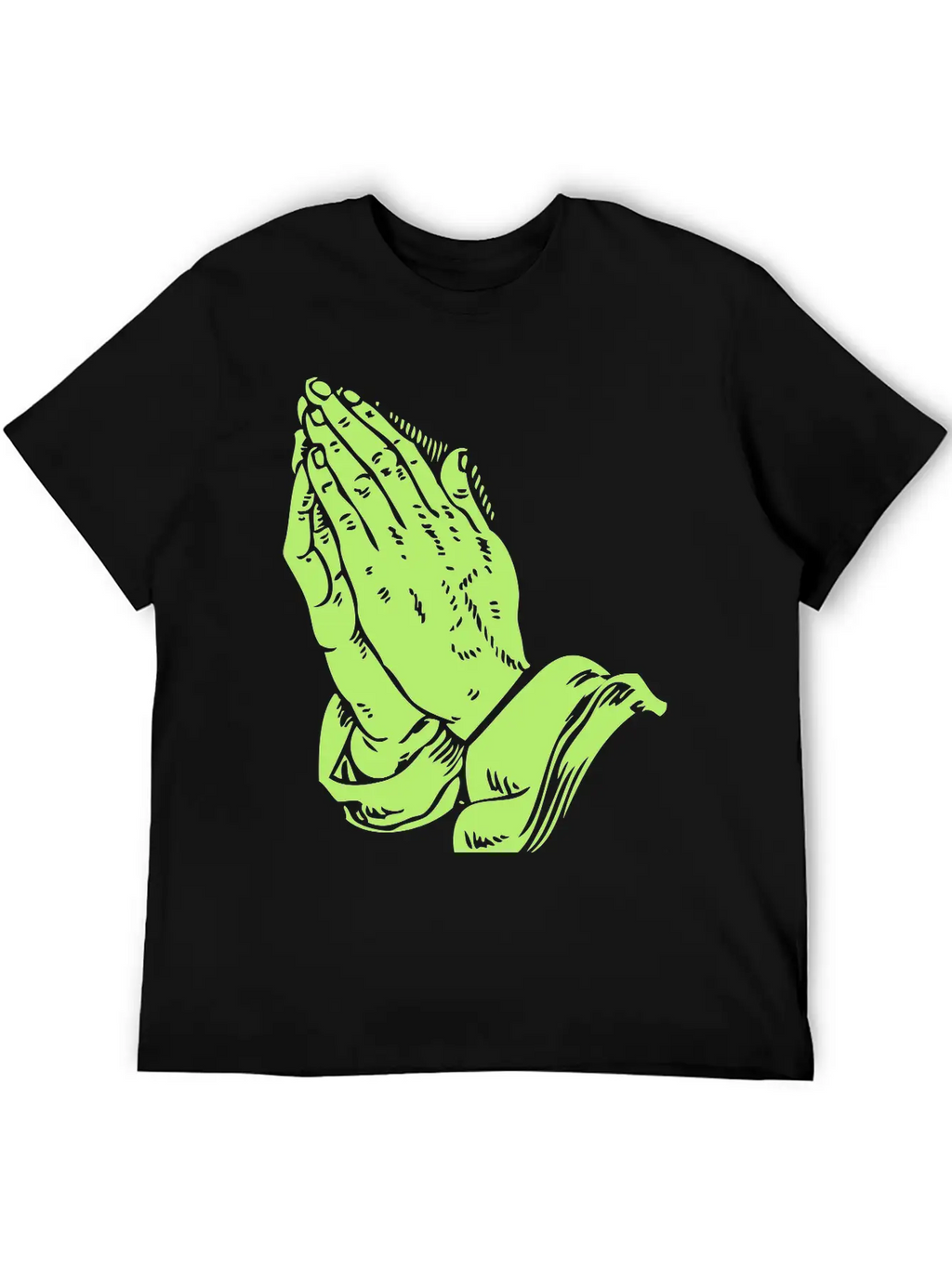 Praying Hands Unisex Casual T-Shirt – Clean Design For Daily Comfort