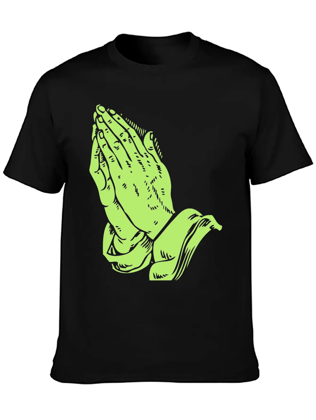 Praying Hands Unisex Casual T-Shirt – Clean Design For Daily Comfort