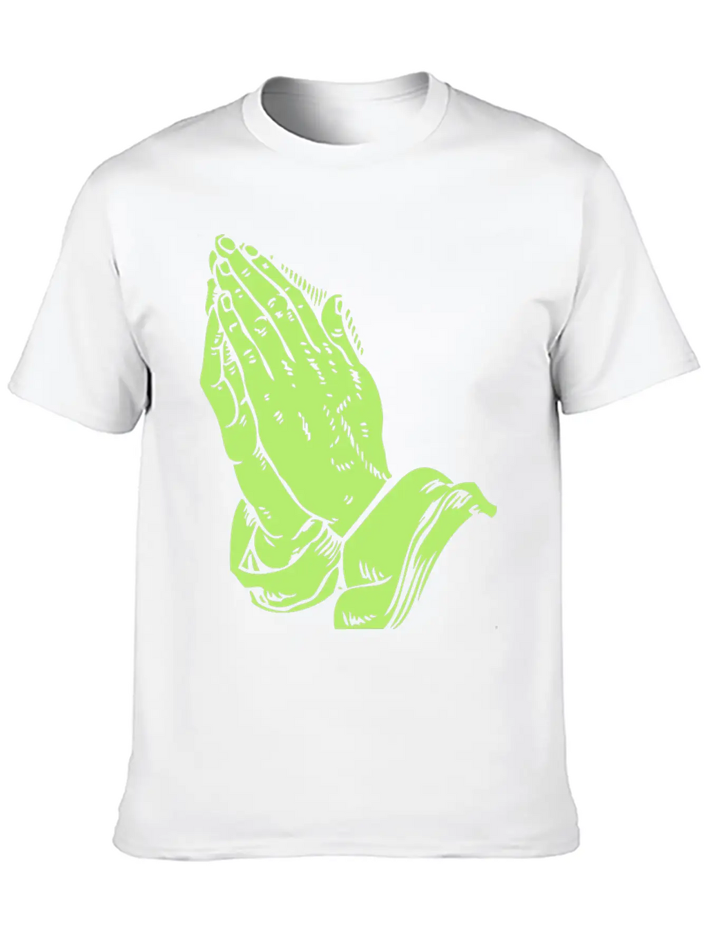 Praying Hands Unisex Casual T-Shirt – Clean Design For Daily Comfort