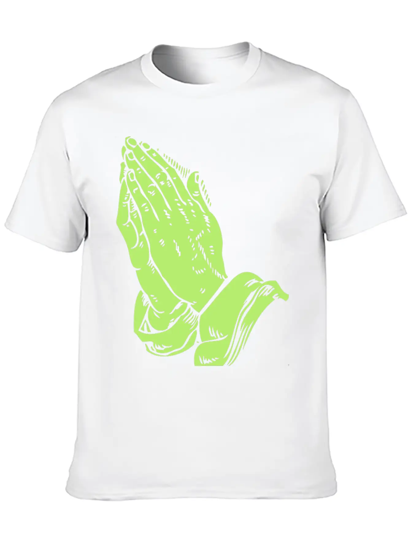 Praying Hands Unisex Casual T-Shirt – Clean Design For Daily Comfort