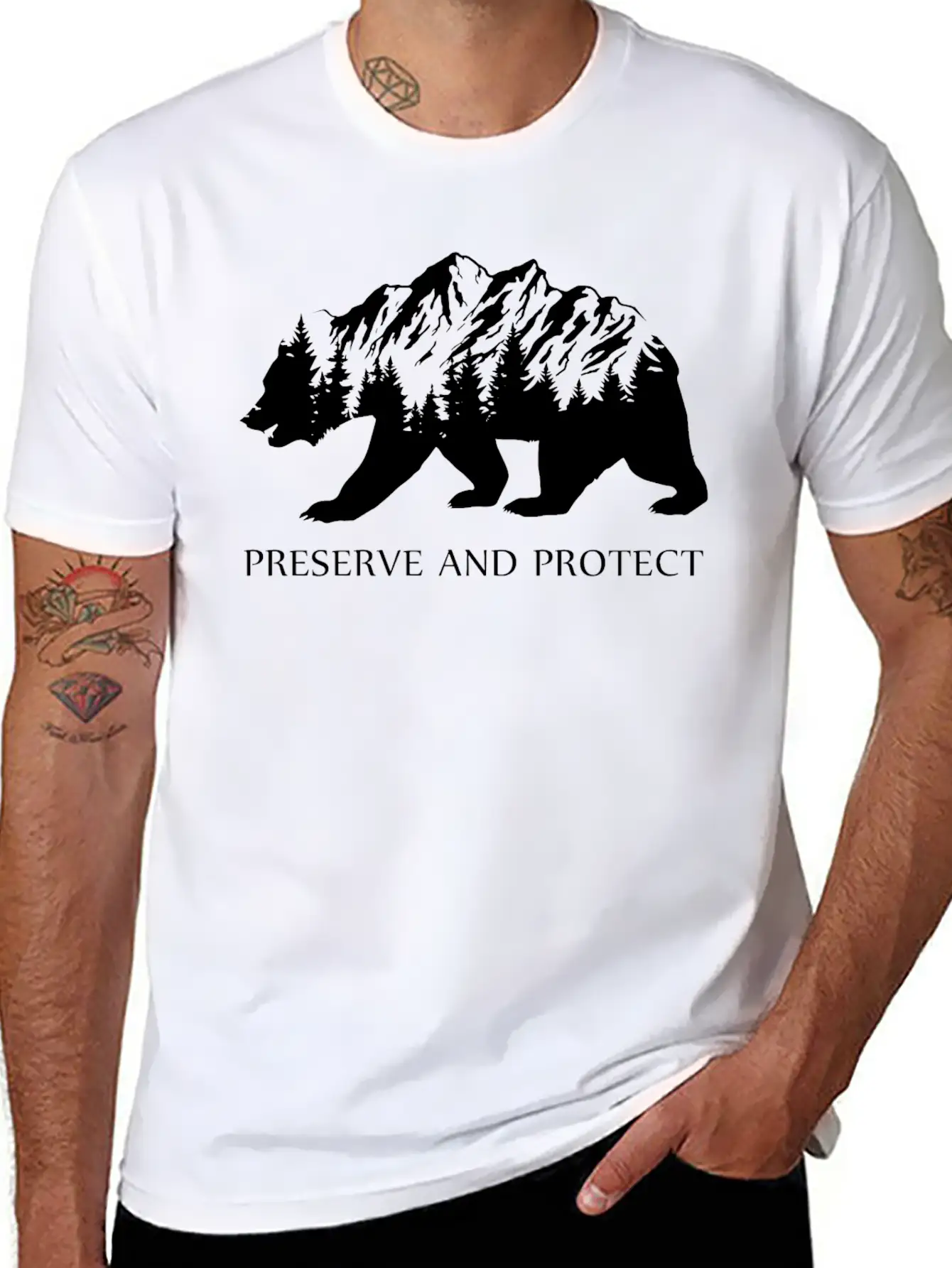 Preserve And Protect Gift Ecology Climate Change Essential Cotton Tee For Daily Outfits – Unisex Style