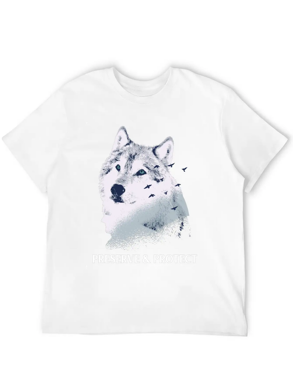 Preserve And Protect Wolves And Wolf Packs Conserv Unisex Casual T-Shirt – Clean Design For Daily Comfort