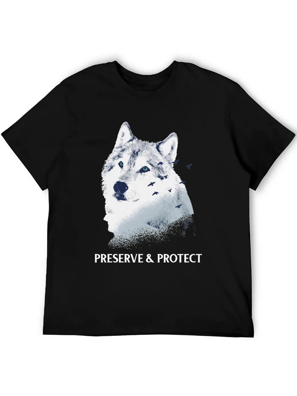 Preserve And Protect Wolves And Wolf Packs Conserv Unisex Casual T-Shirt – Clean Design For Daily Comfort