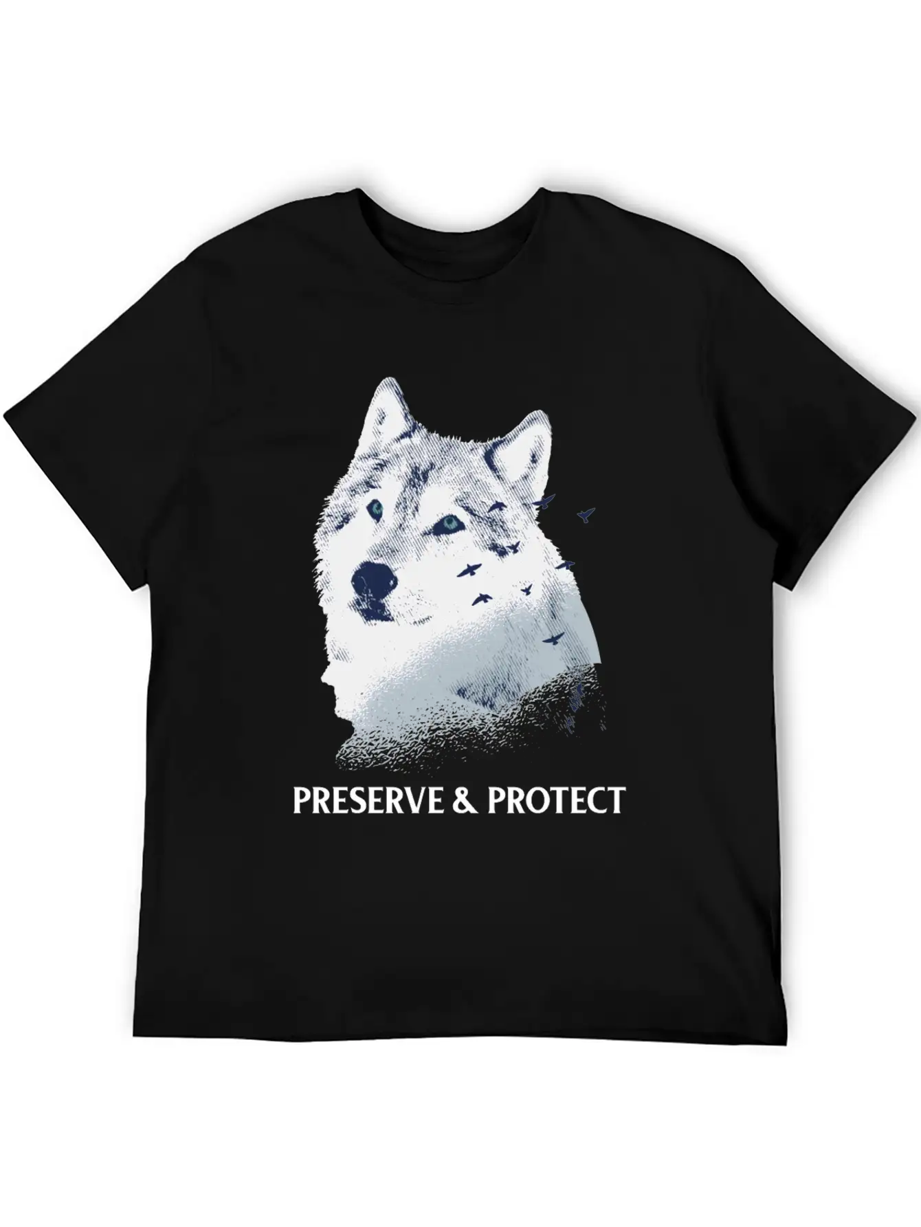 Preserve And Protect Wolves And Wolf Packs Conserv Unisex Casual T-Shirt – Clean Design For Daily Comfort