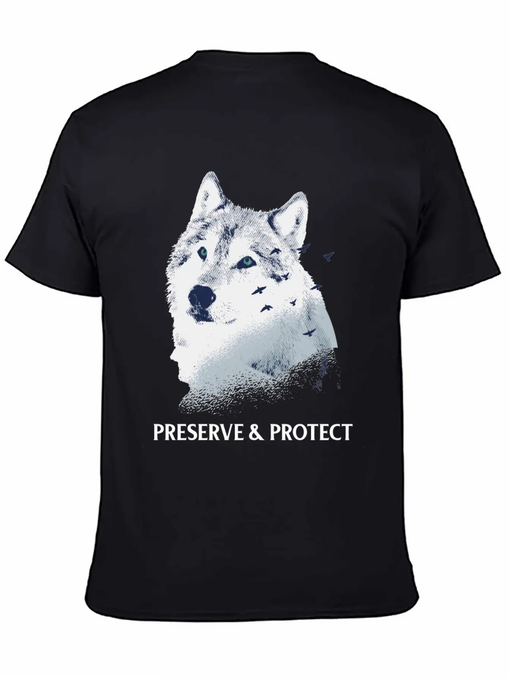 Preserve And Protect Wolves And Wolf Packs Conserv Unisex Casual T-Shirt – Clean Design For Daily Comfort