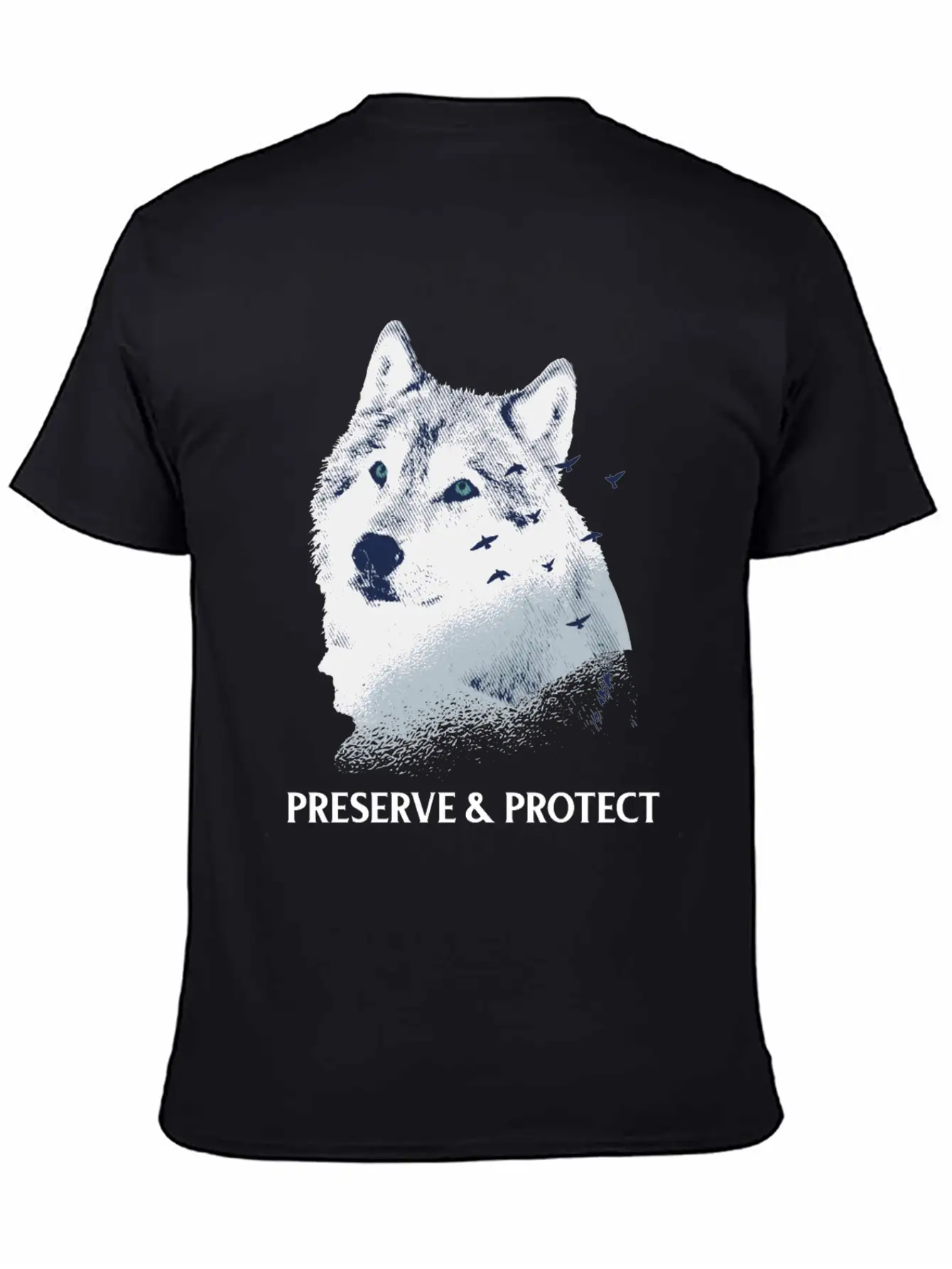 Preserve And Protect Wolves And Wolf Packs Conserv Unisex Casual T-Shirt – Clean Design For Daily Comfort