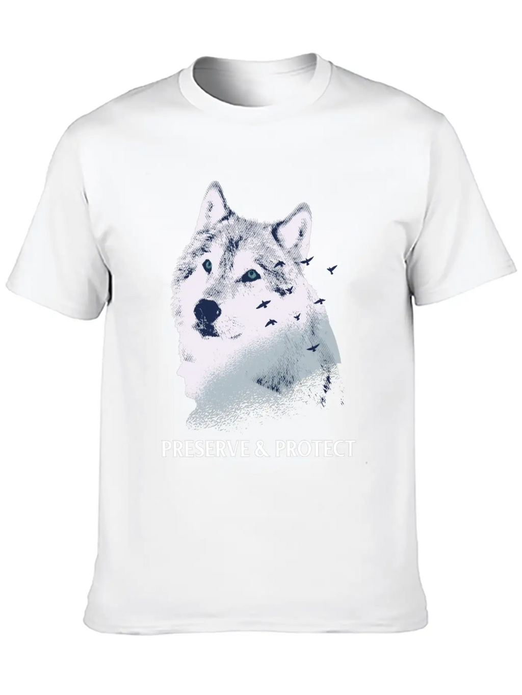Preserve And Protect Wolves And Wolf Packs Conserv Unisex Casual T-Shirt – Clean Design For Daily Comfort