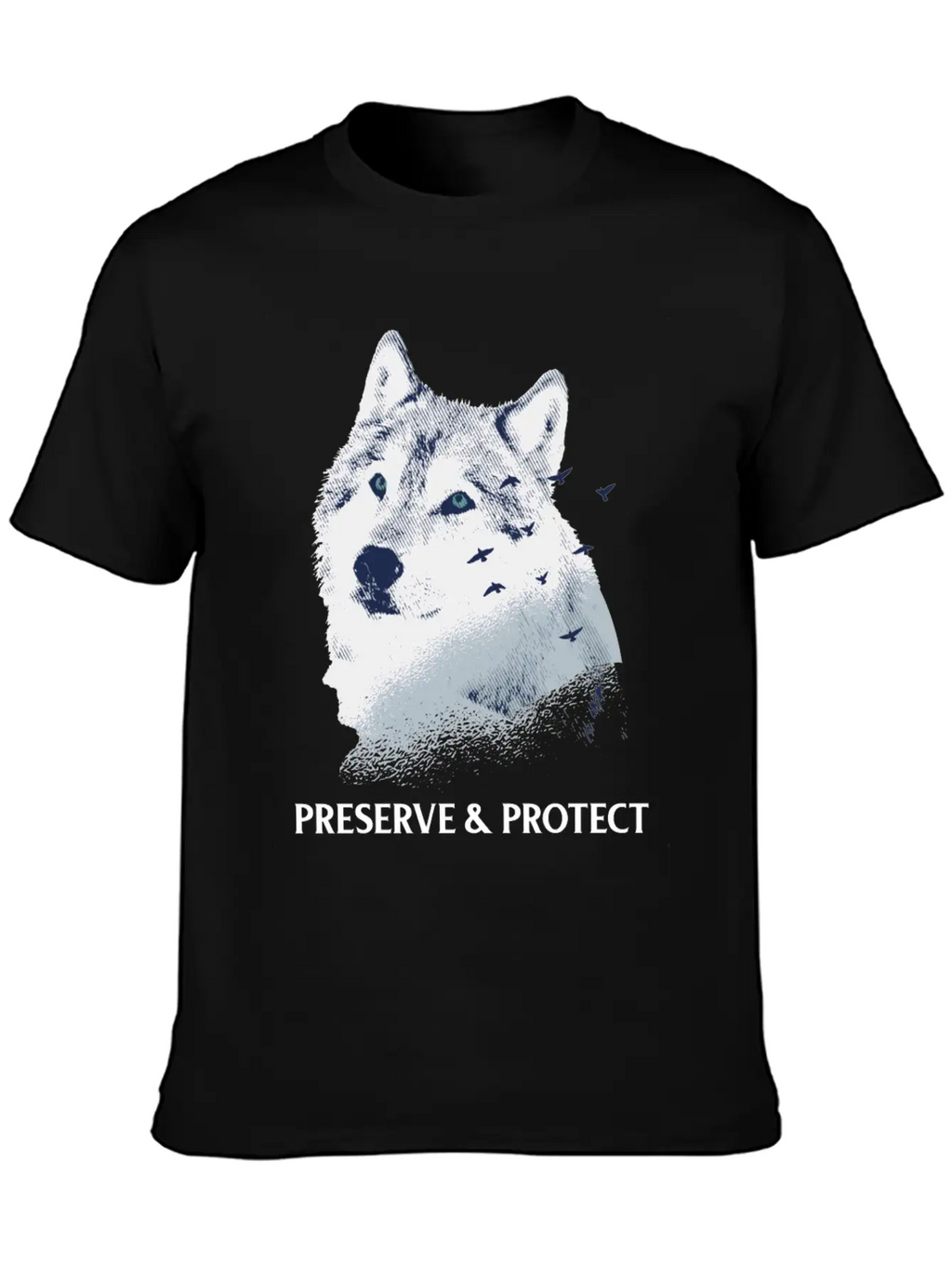 Preserve And Protect Wolves And Wolf Packs Conserv Unisex Casual T-Shirt – Clean Design For Daily Comfort