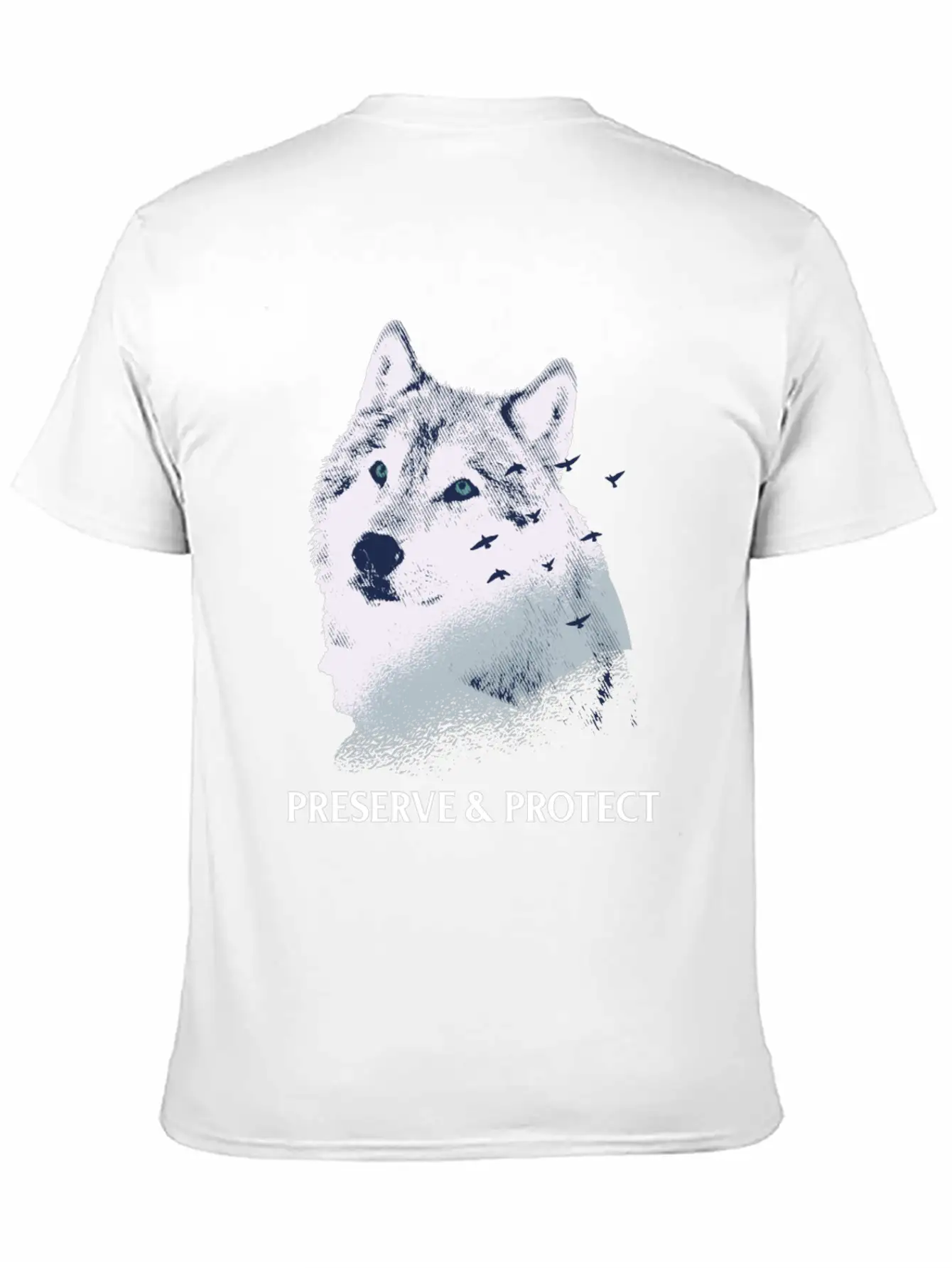 Preserve And Protect Wolves And Wolf Packs Conserv Unisex Casual T-Shirt – Clean Design For Daily Comfort