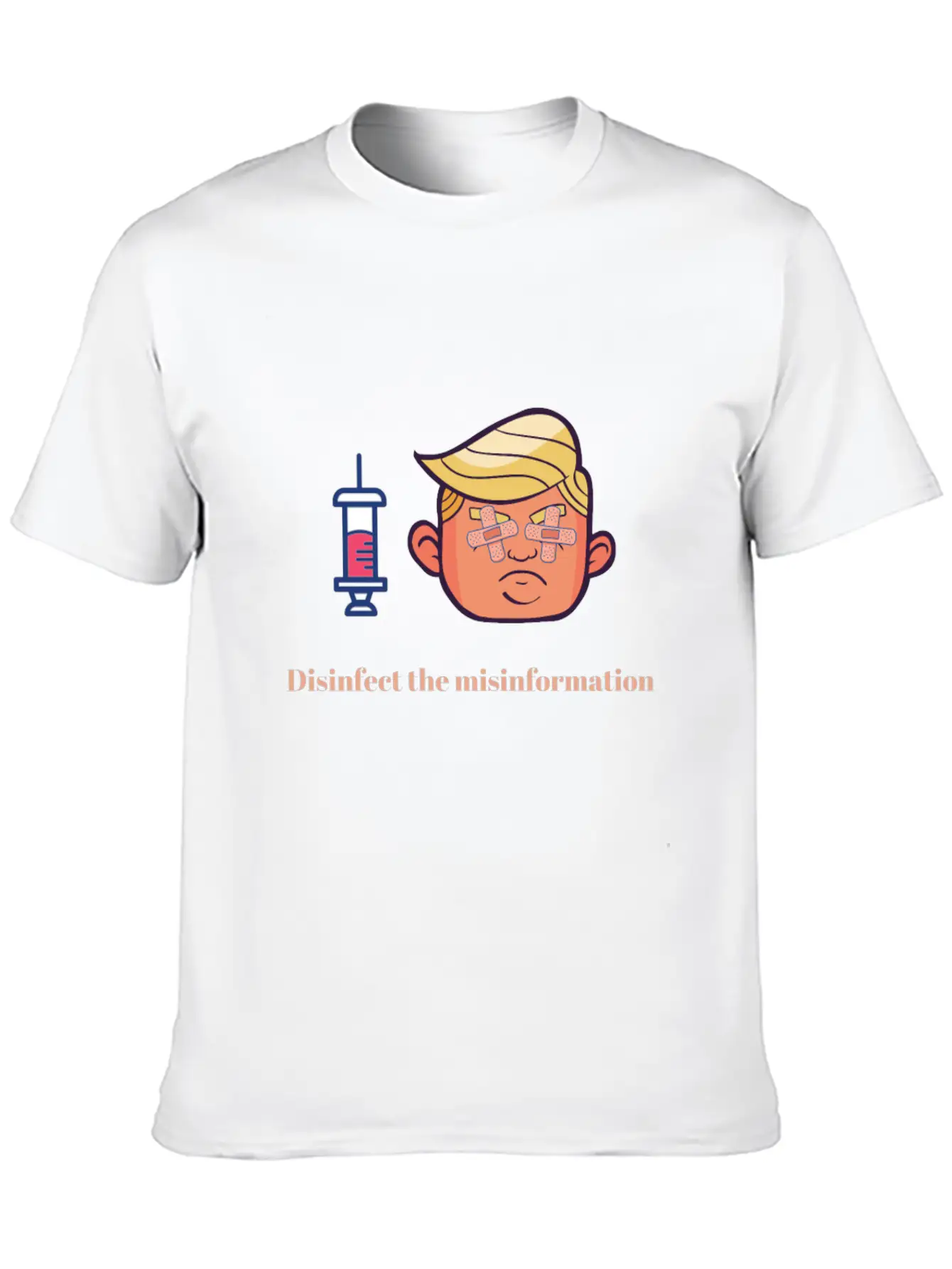 President Trump Virus Crisis - Misinformation Breathable Graphic T-Shirt – Perfect For Casual Days