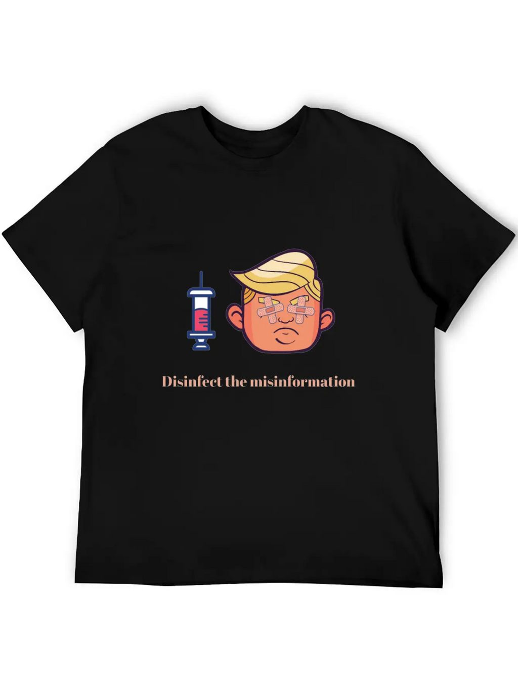 President Trump Virus Crisis - Misinformation Breathable Graphic T-Shirt – Perfect For Casual Days