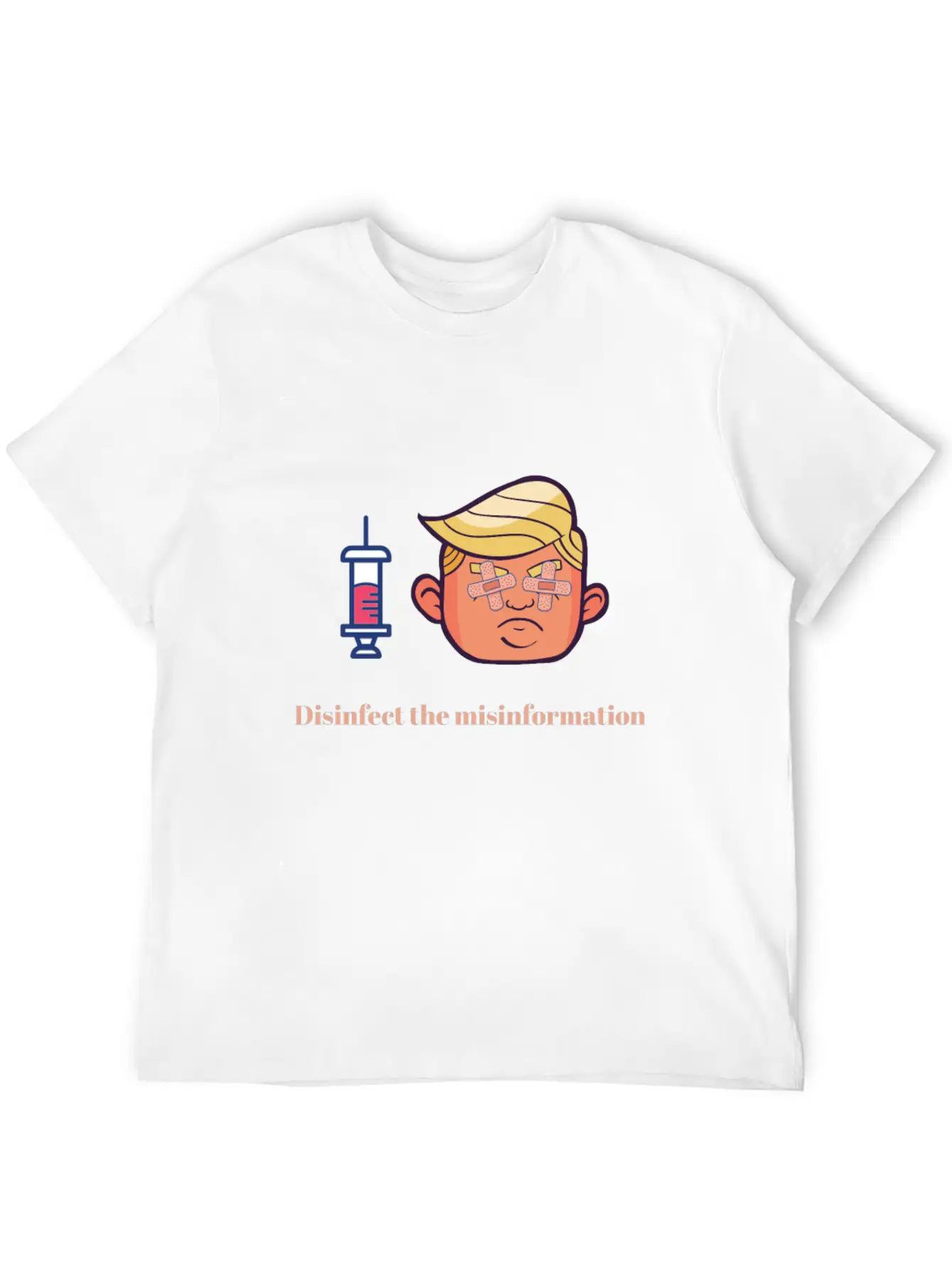 President Trump Virus Crisis - Misinformation Breathable Graphic T-Shirt – Perfect For Casual Days