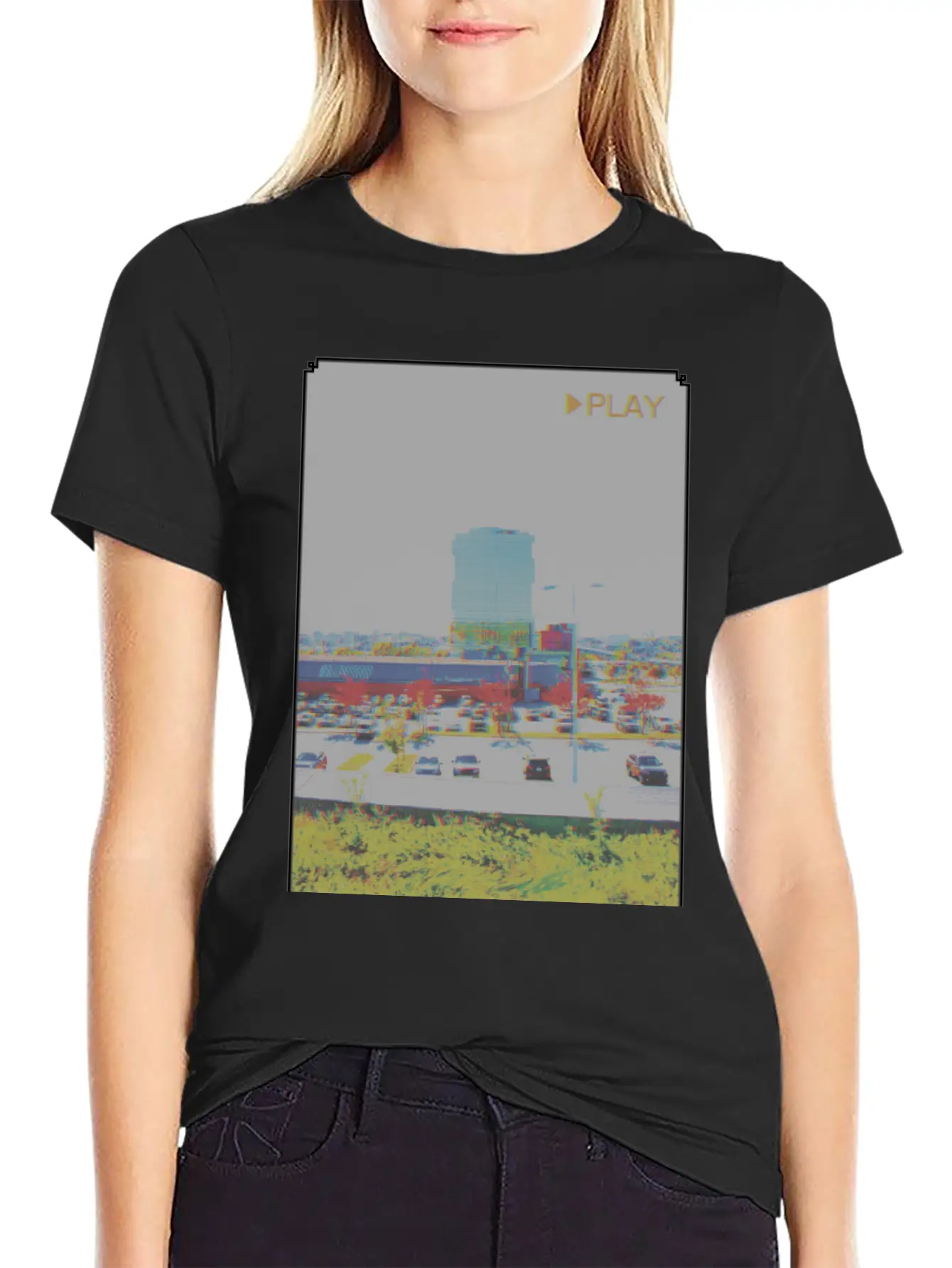 Press Play Casual Graphic T-Shirt – Simple And Comfortable Daily Wear