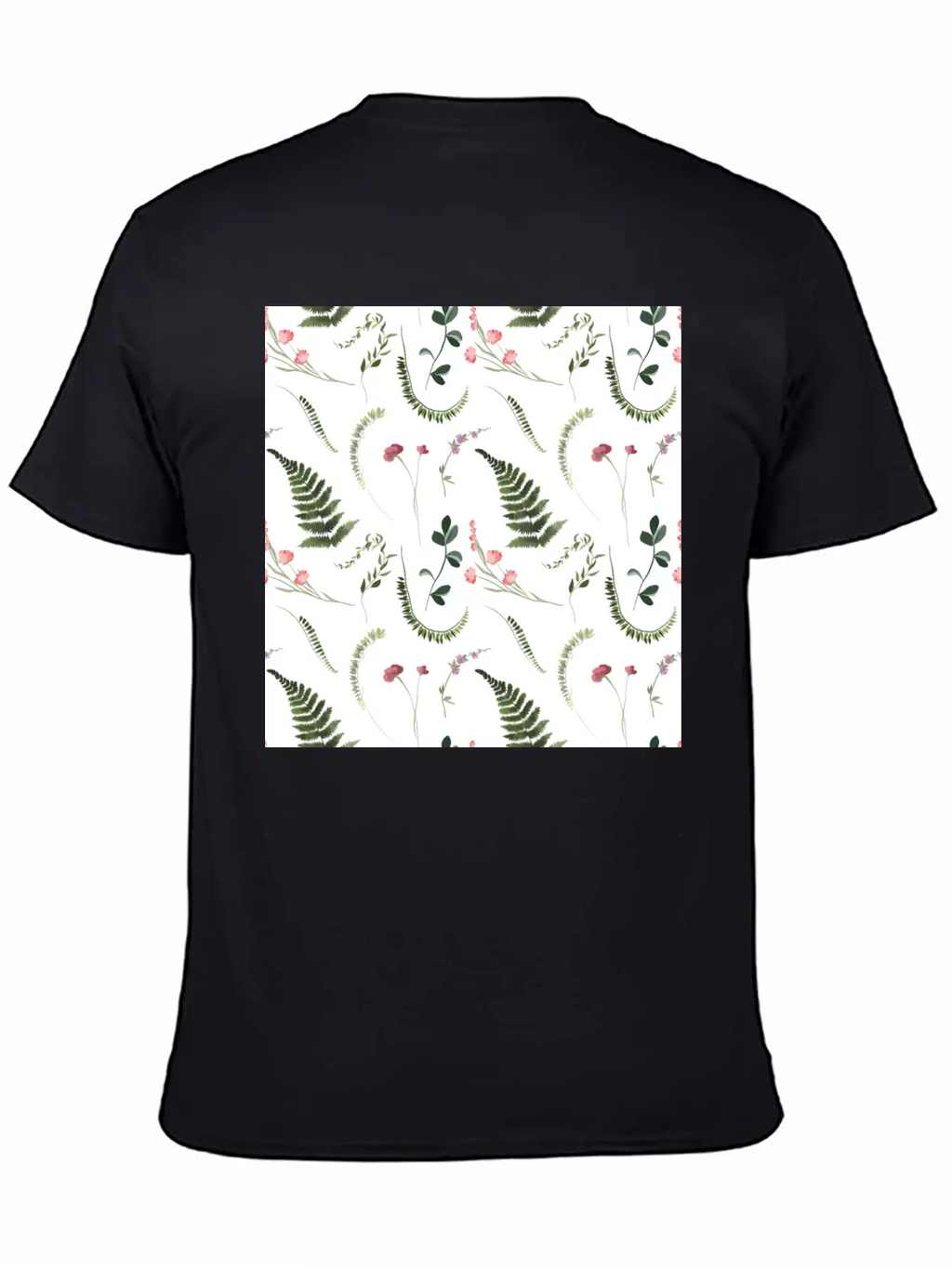 Pretty Wildflowers Botanical Pattern Unisex Casual T-Shirt – Clean Design For Daily Comfort
