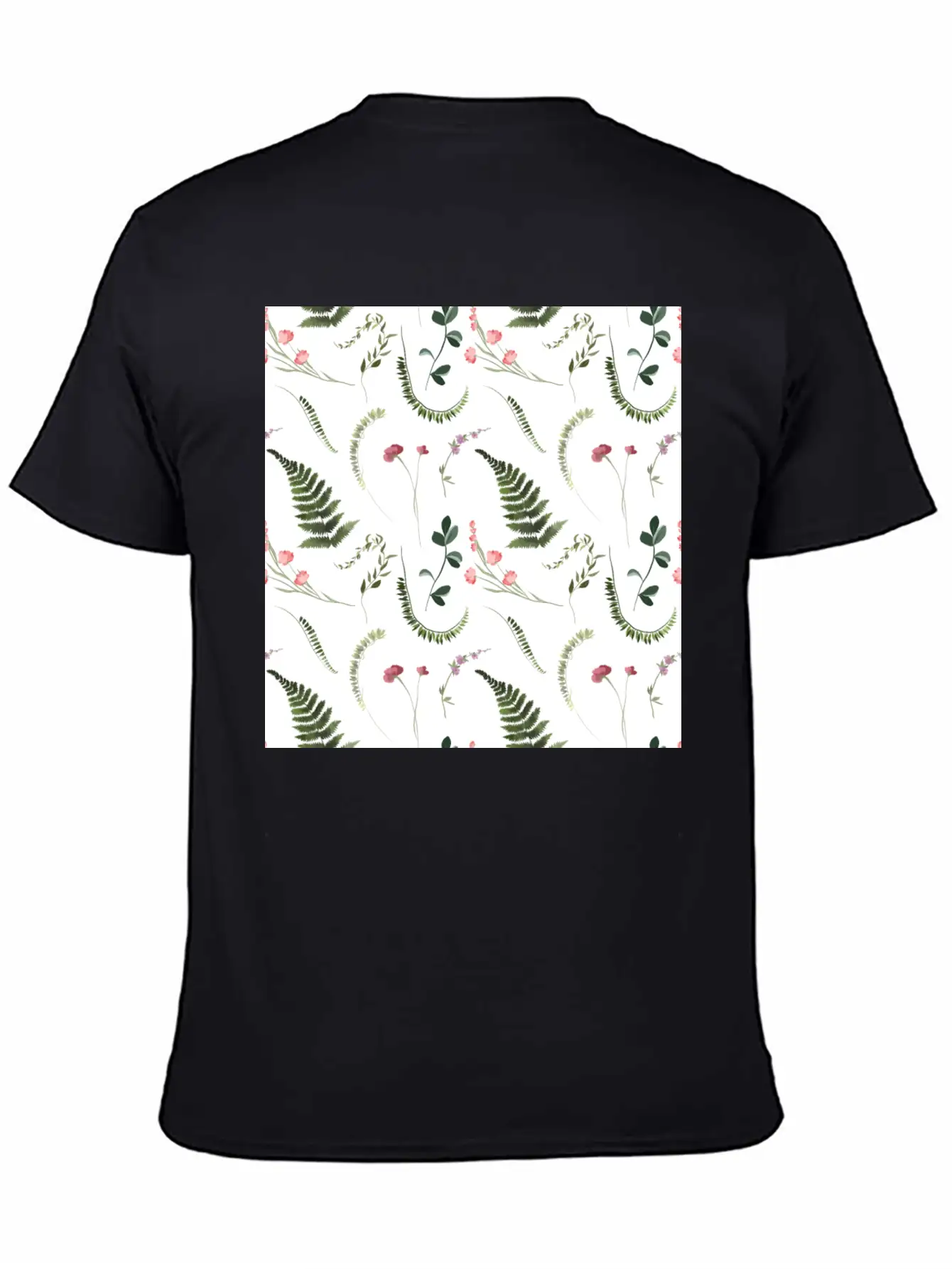Pretty Wildflowers Botanical Pattern Unisex Casual T-Shirt – Clean Design For Daily Comfort