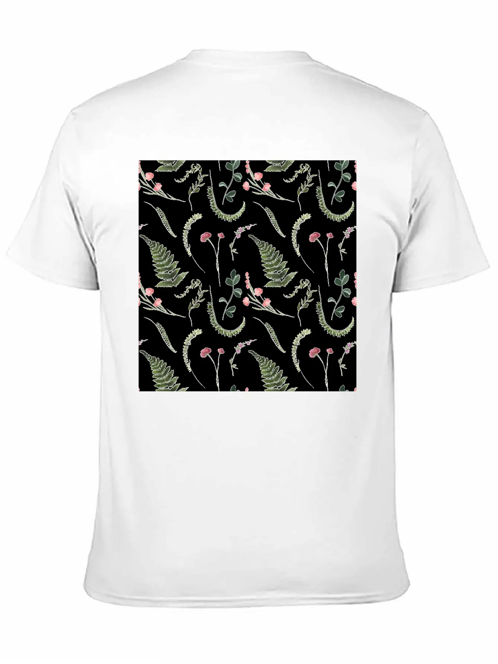 Pretty Wildflowers Botanical Pattern Unisex Casual T-Shirt – Clean Design For Daily Comfort