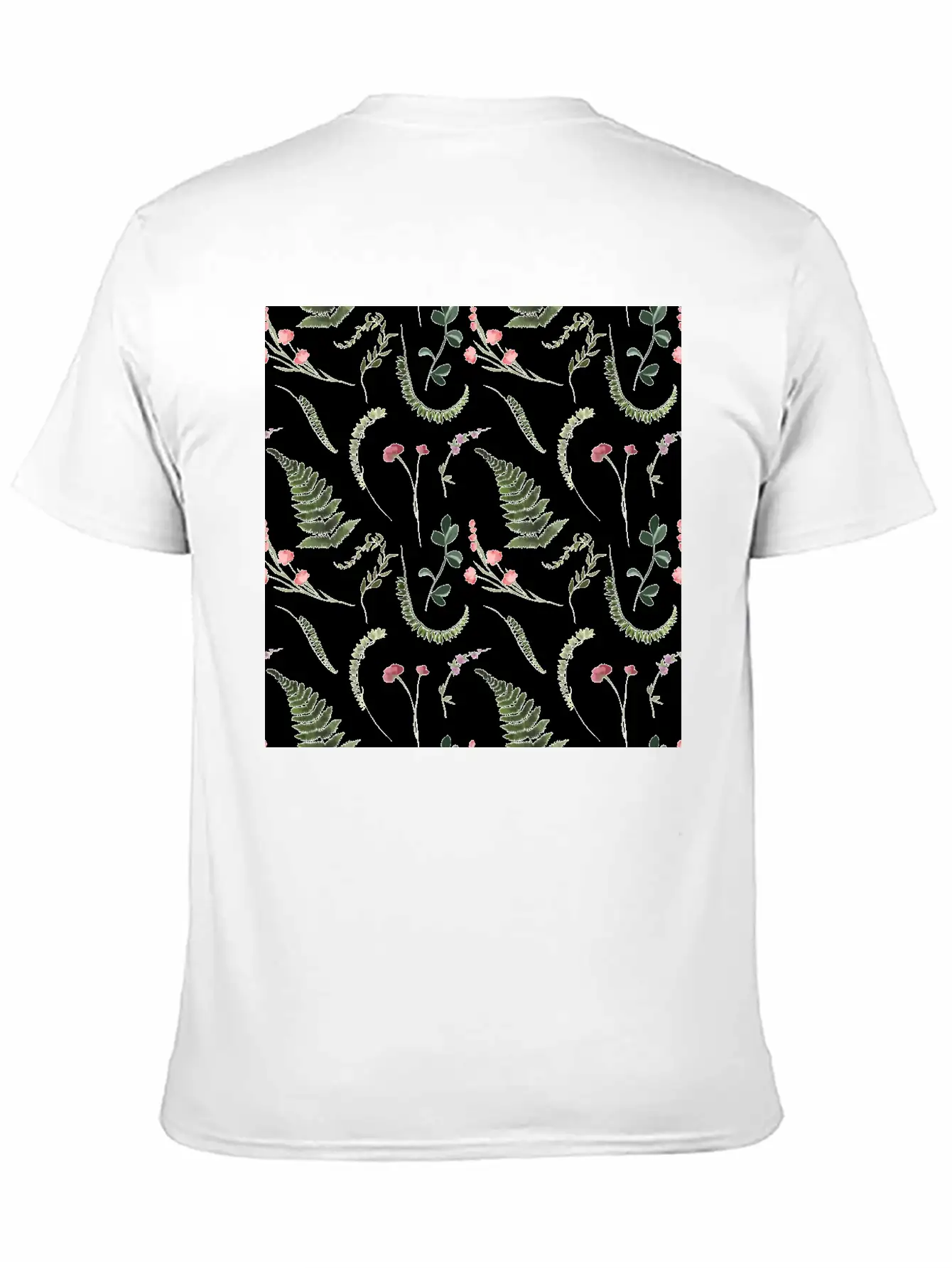 Pretty Wildflowers Botanical Pattern Unisex Casual T-Shirt – Clean Design For Daily Comfort