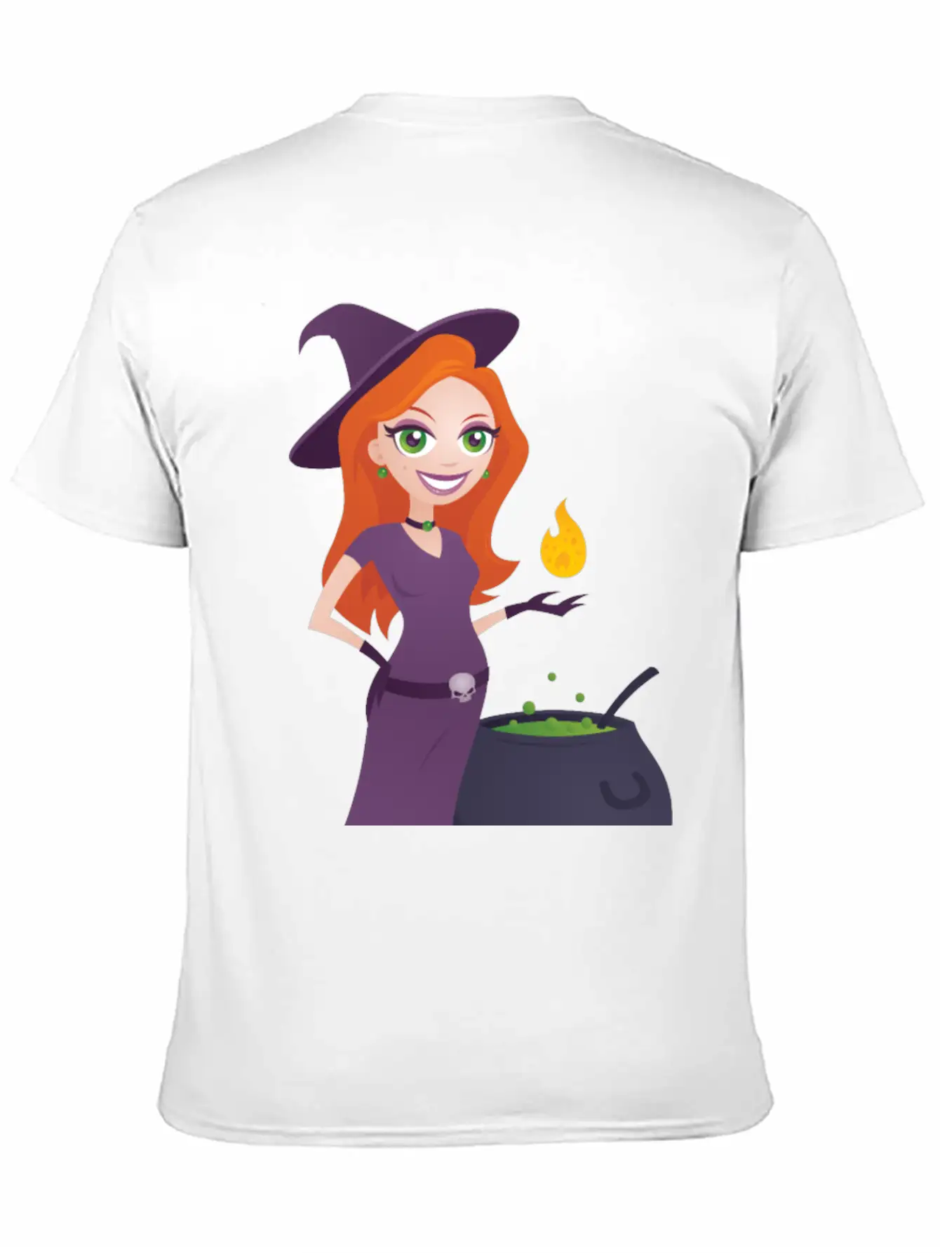 Pretty Witch Classic Fit Graphic Tee For Daily Comfort – Unisex Cotton Shirt