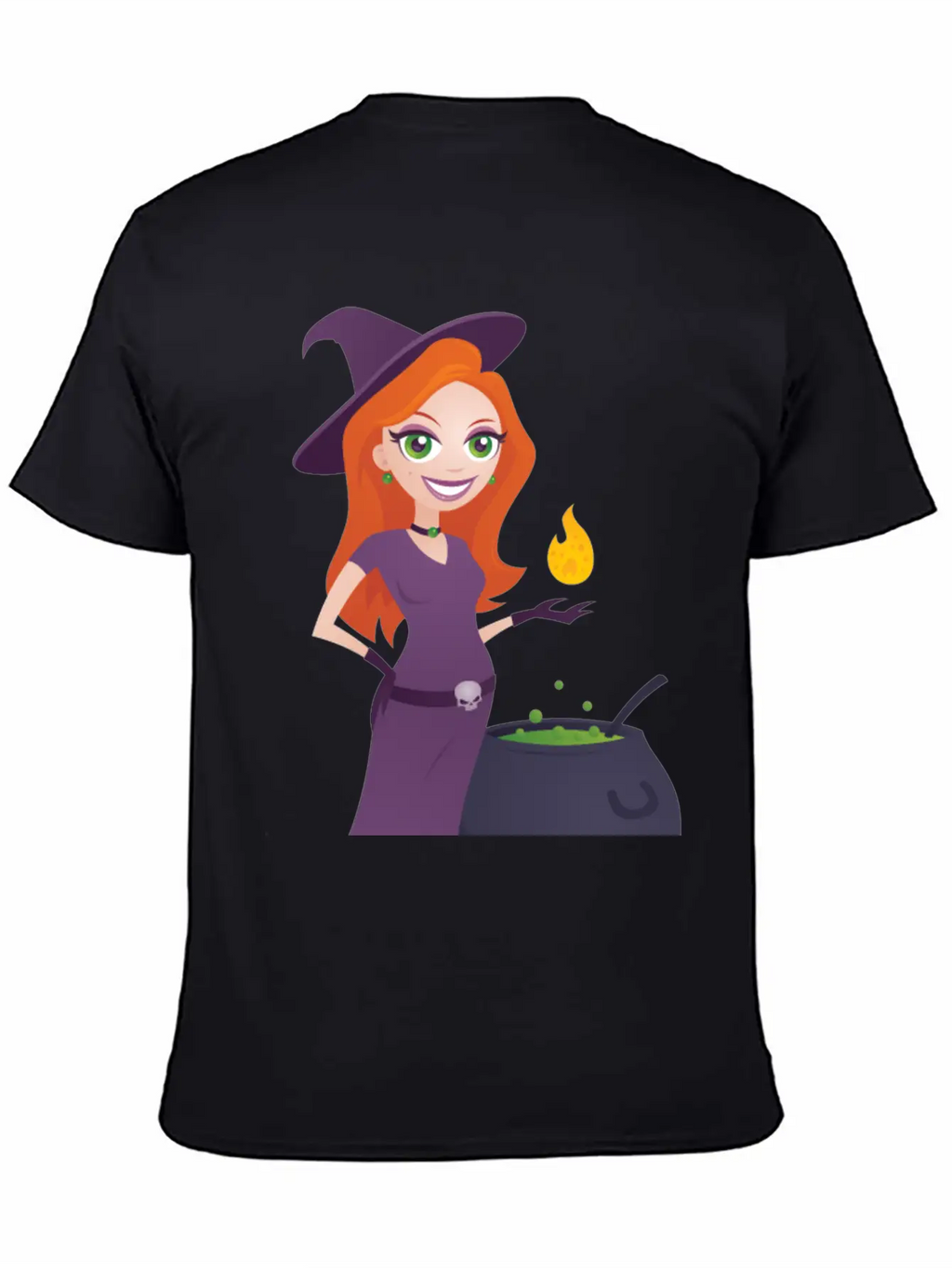 Pretty Witch Classic Fit Graphic Tee For Daily Comfort – Unisex Cotton Shirt