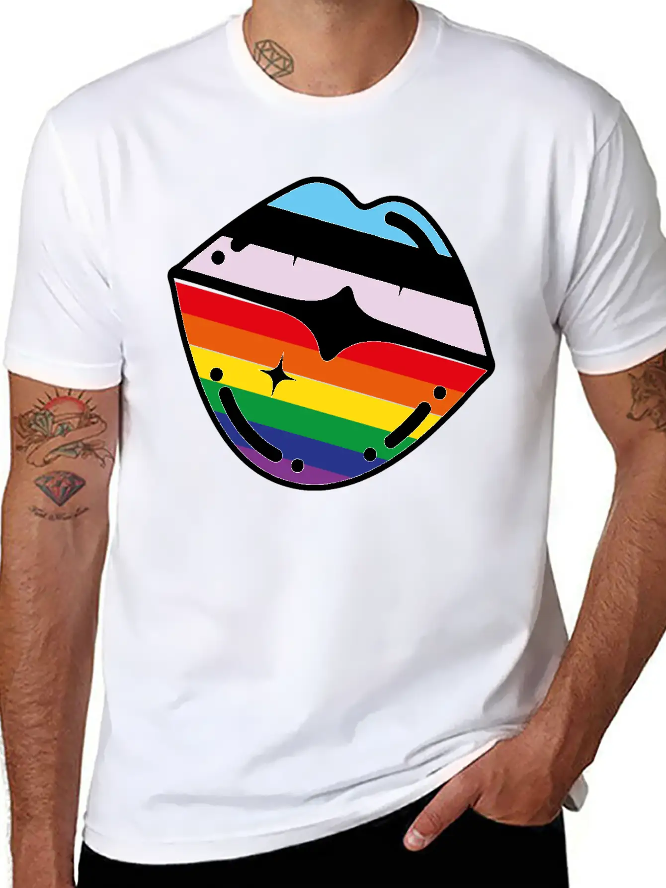 Pride Kiss Unisex Casual T-Shirt – Clean Design For Daily Comfort