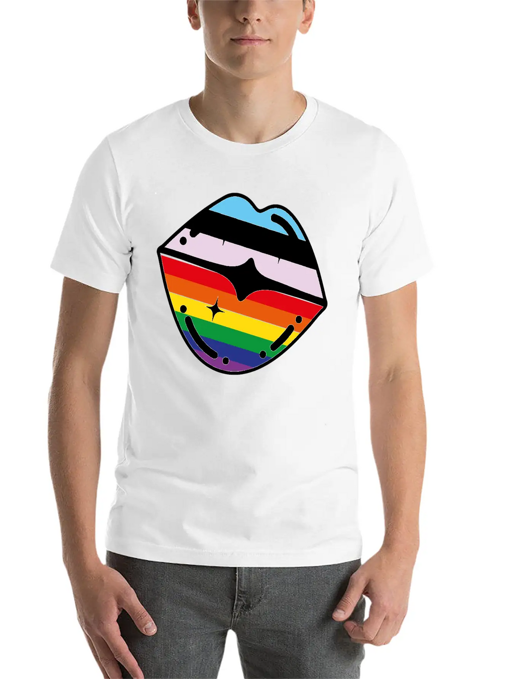 Pride Kiss Unisex Casual T-Shirt – Clean Design For Daily Comfort