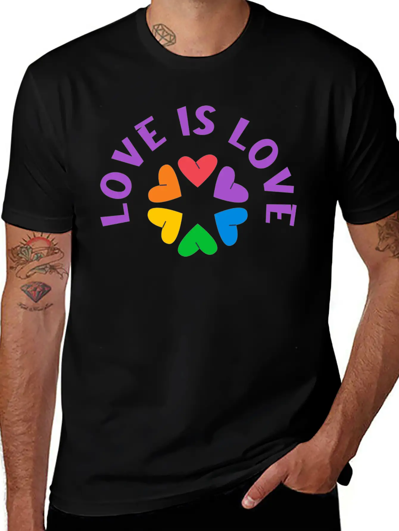 Pride LGBTQ Unisex Casual T-Shirt – Clean Design For Daily Comfort