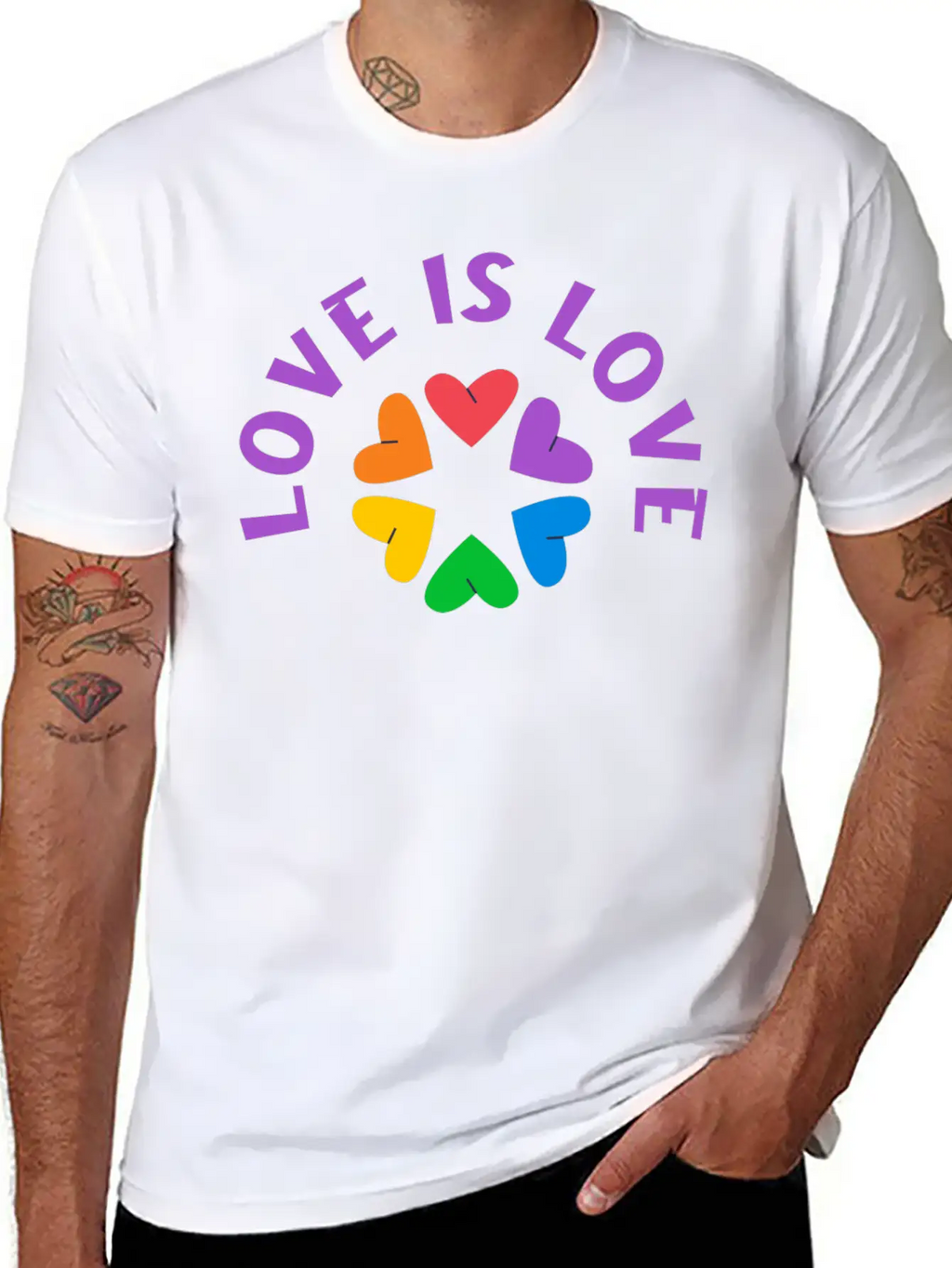 Pride LGBTQ Unisex Casual T-Shirt – Clean Design For Daily Comfort