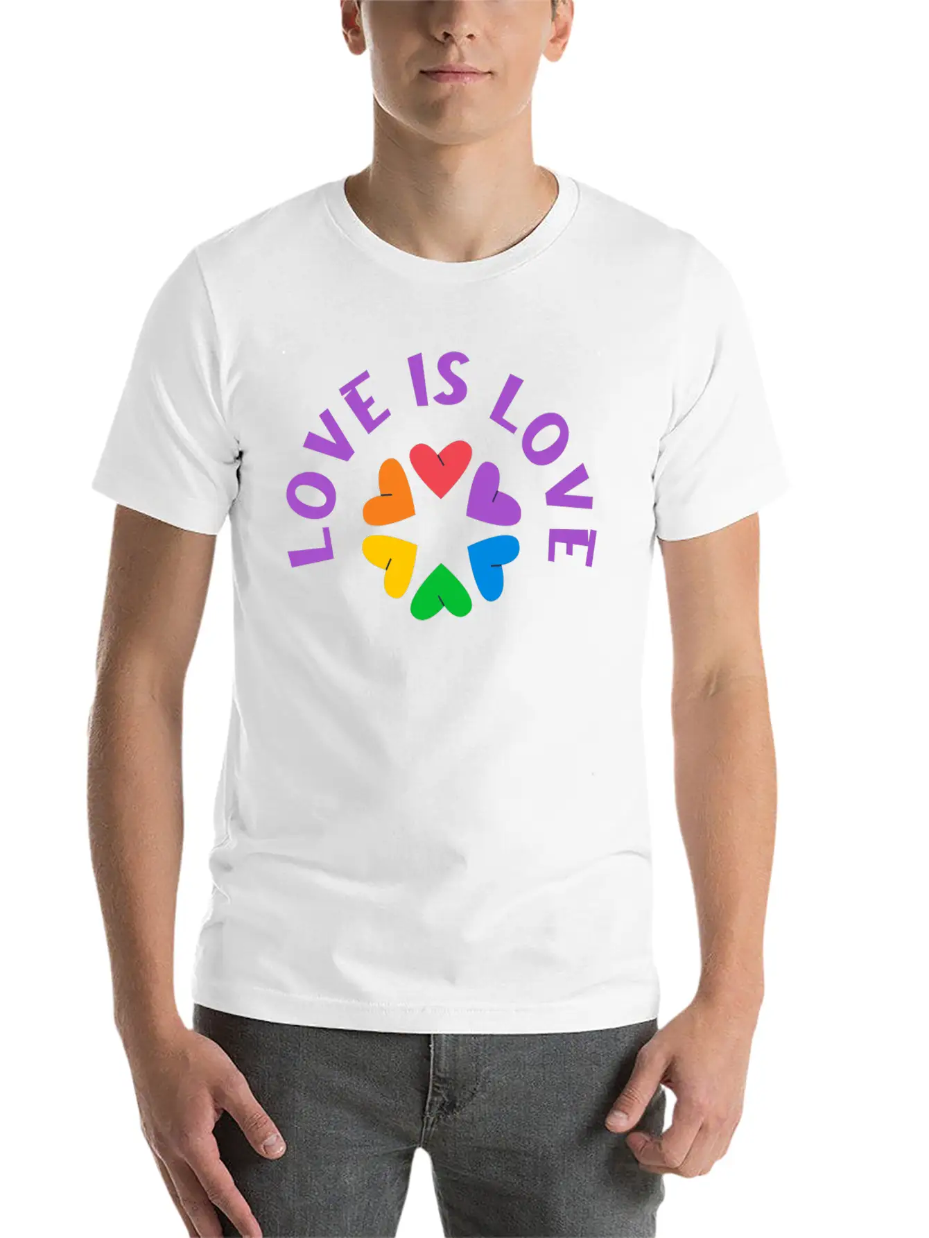 Pride LGBTQ Unisex Casual T-Shirt – Clean Design For Daily Comfort