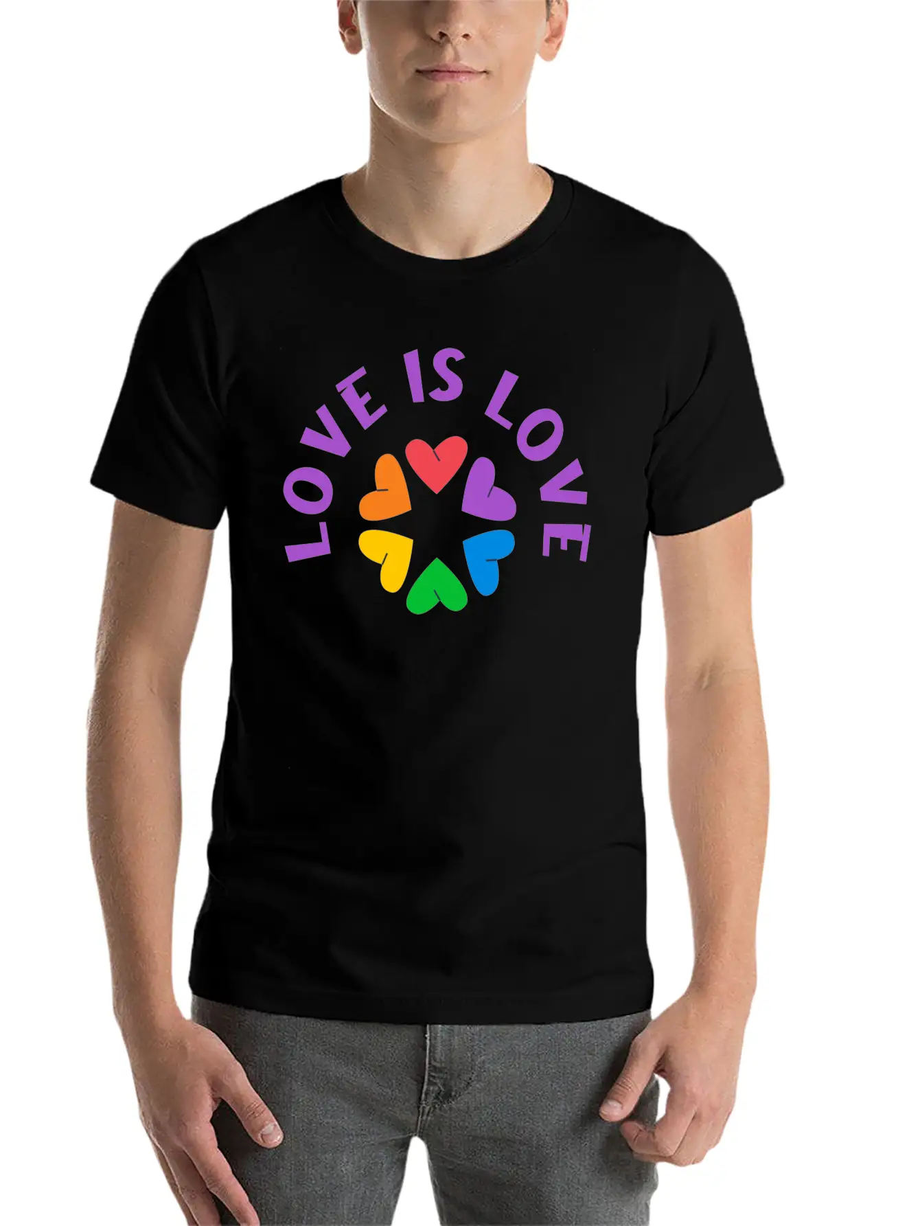 Pride LGBTQ Unisex Casual T-Shirt – Clean Design For Daily Comfort