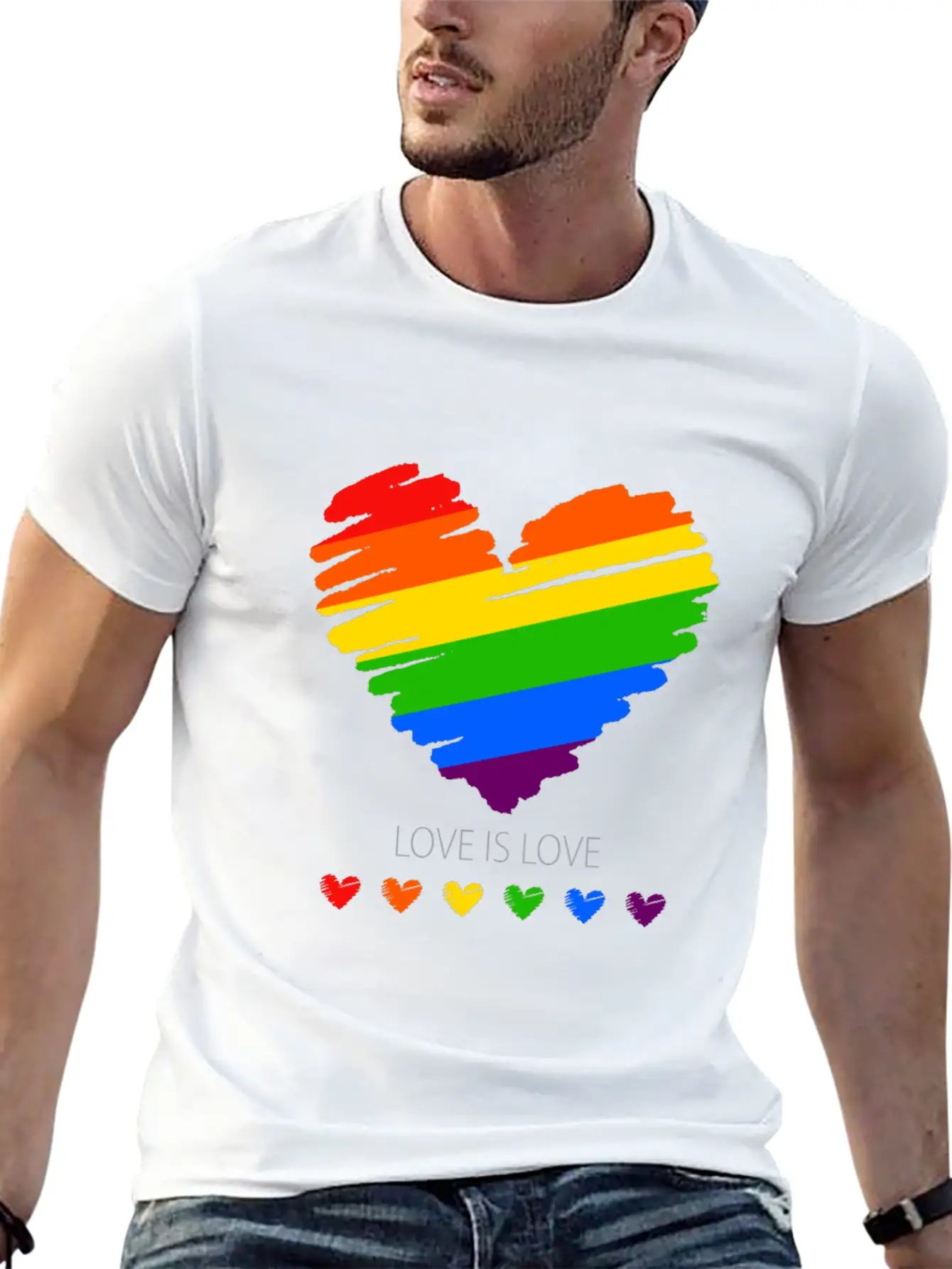 Pride LGBTQ Unisex Short Sleeve Soft Cotton T-Shirt – Casual Everyday Wear